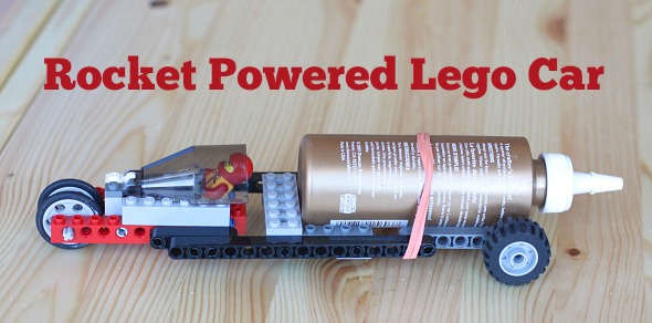 How to Build a Rocket Powered Lego Car