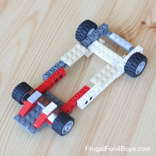 How to Build a Rocket Powered Lego Car