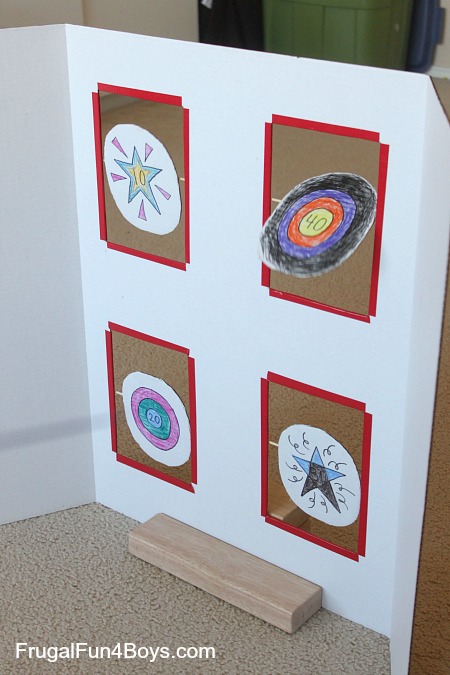 Spinning Targets for Nerf