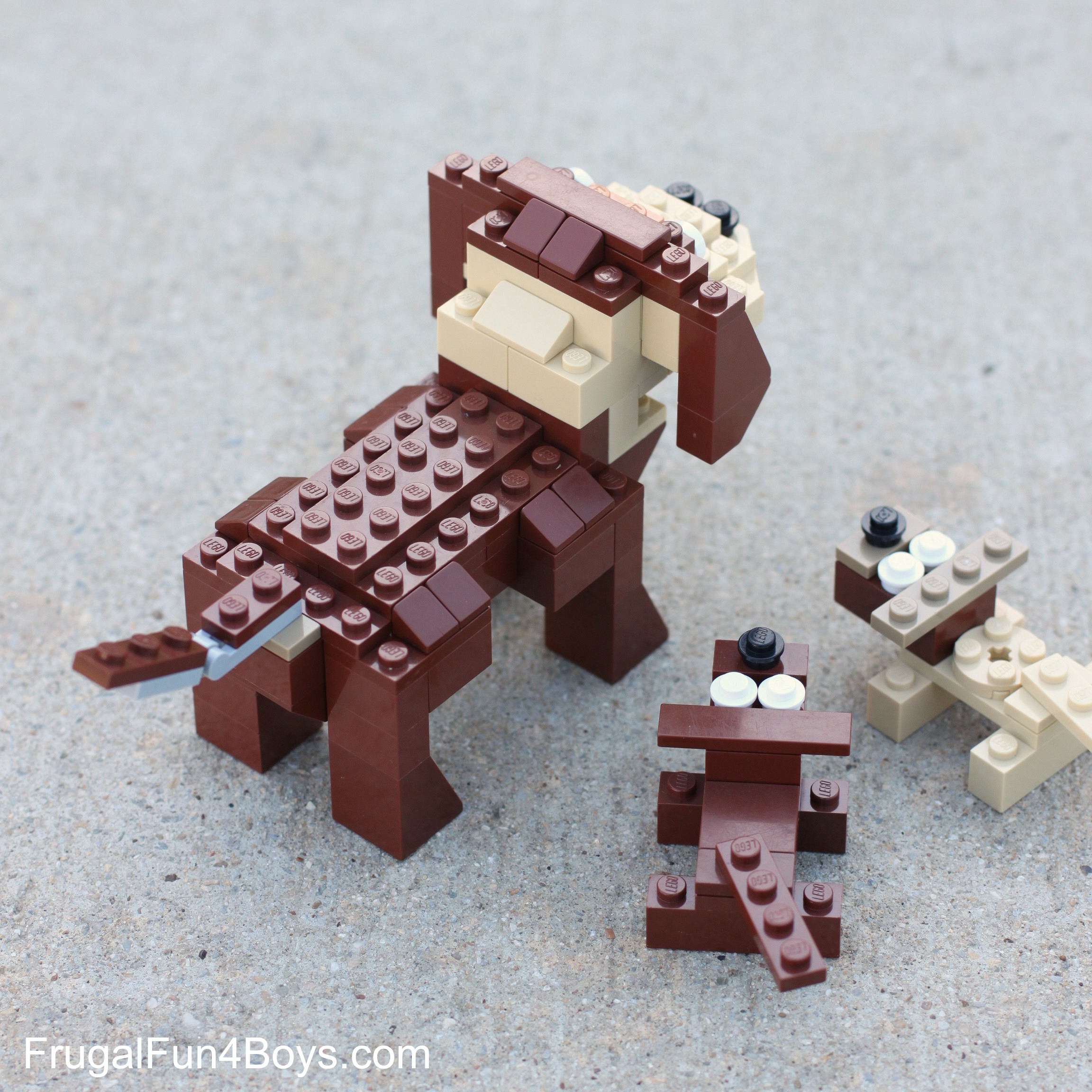 How to Build LEGO Dogs