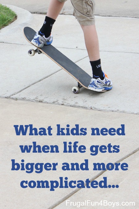 What kids need when life gets bigger and more complicated, plus resources for parents of middle schoolers and beyond