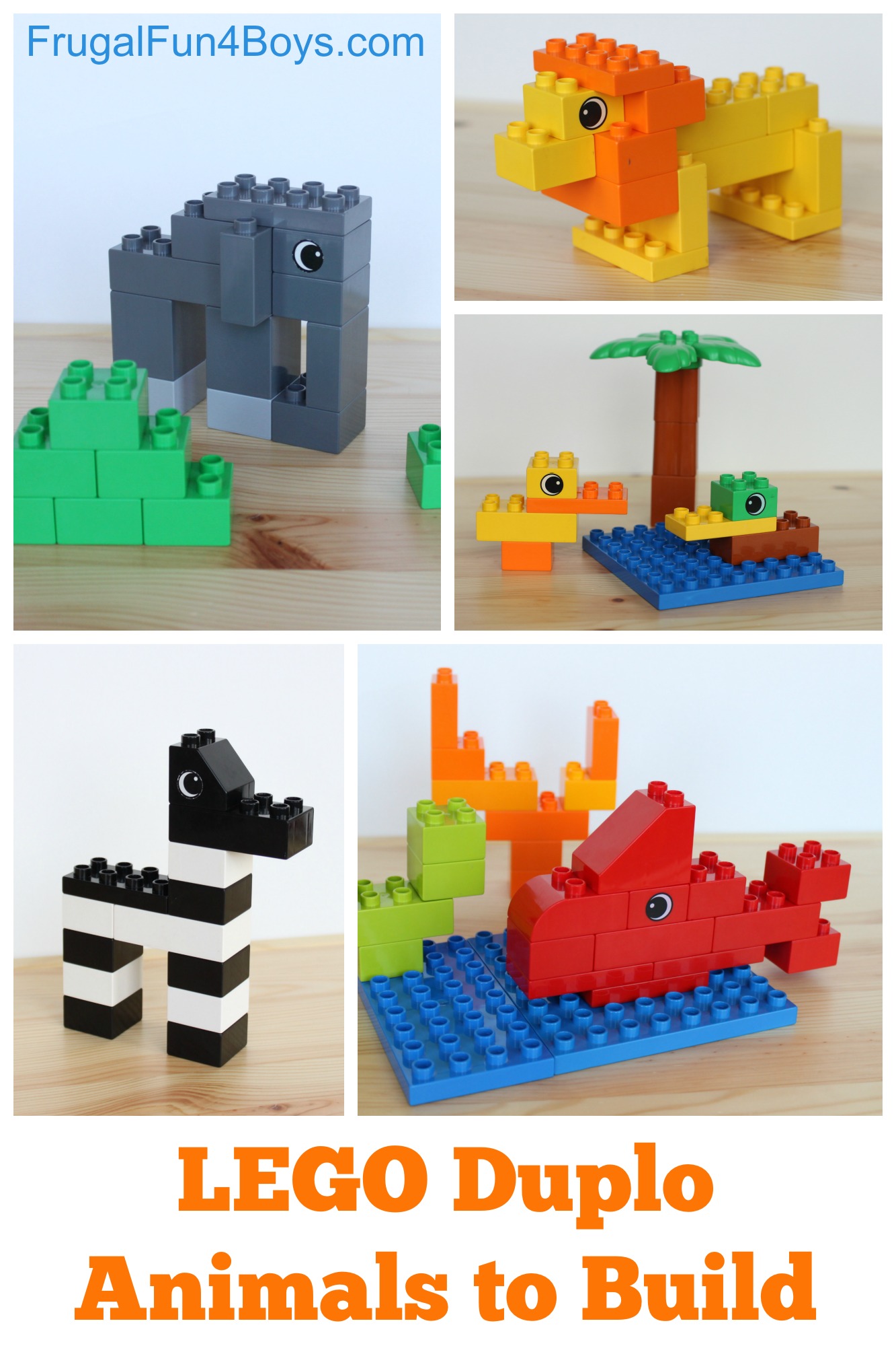 LEGO Duplo Animals to Build - Frugal Fun For Boys and Girls