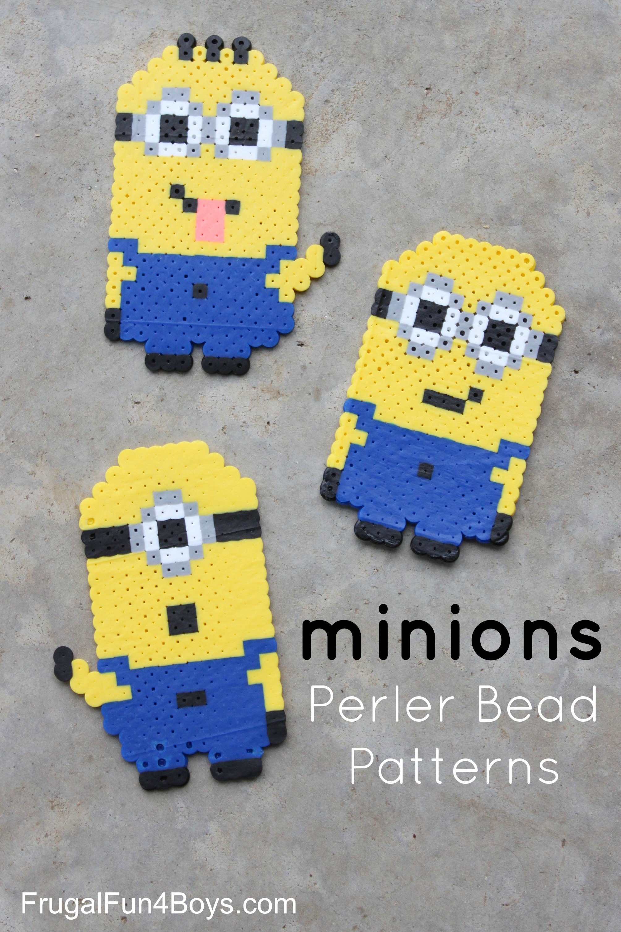Perler Bead Minions Patterns