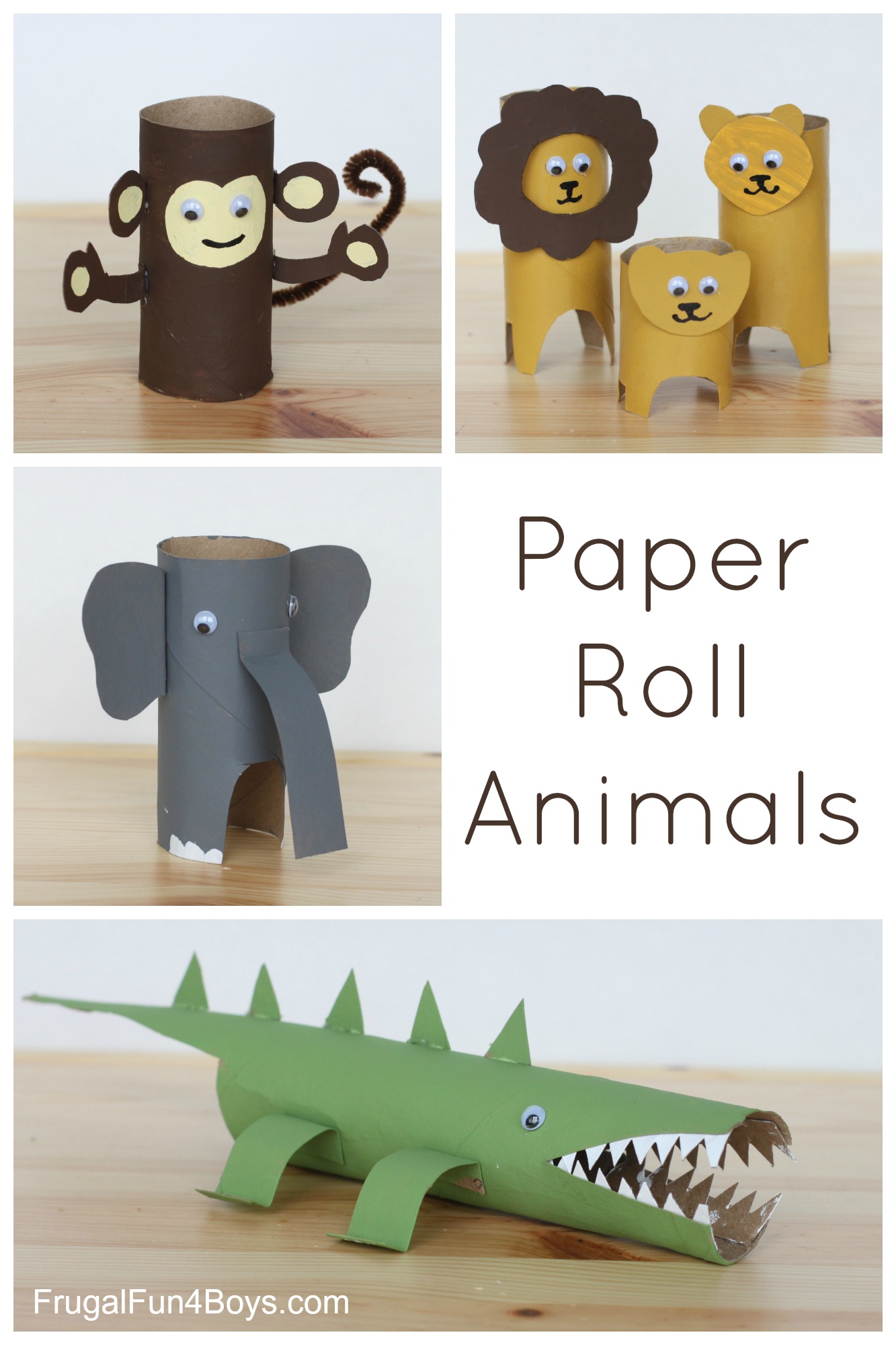 Paper Roll Animals