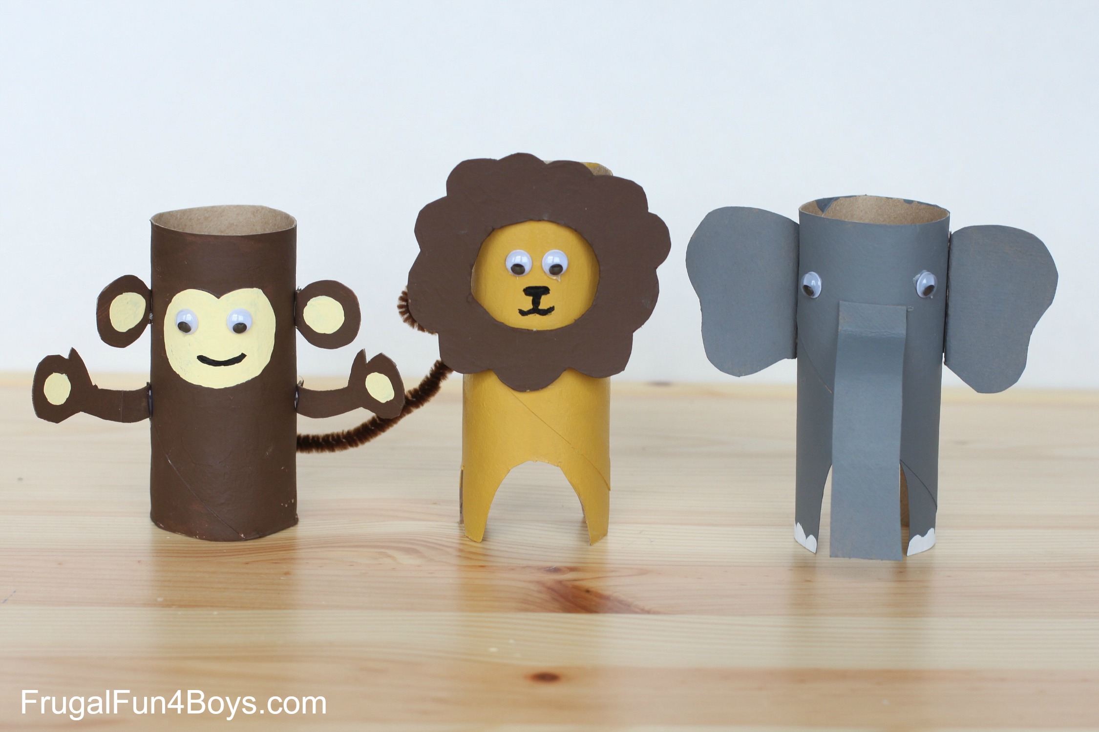 Paper Roll Animals - Frugal Fun For Boys and Girls
