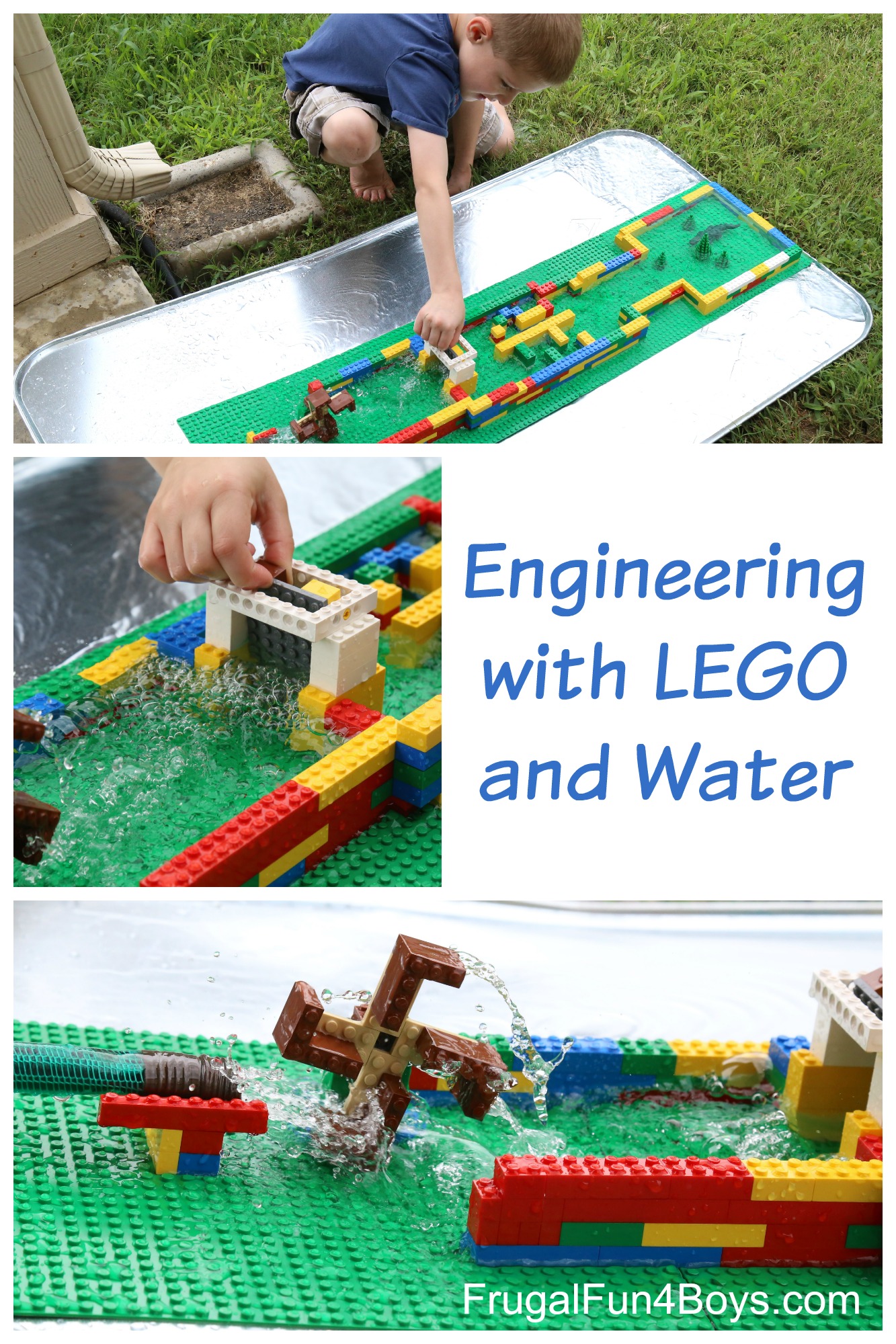 Build a Water Wheel: Engineering with LEGO and Water