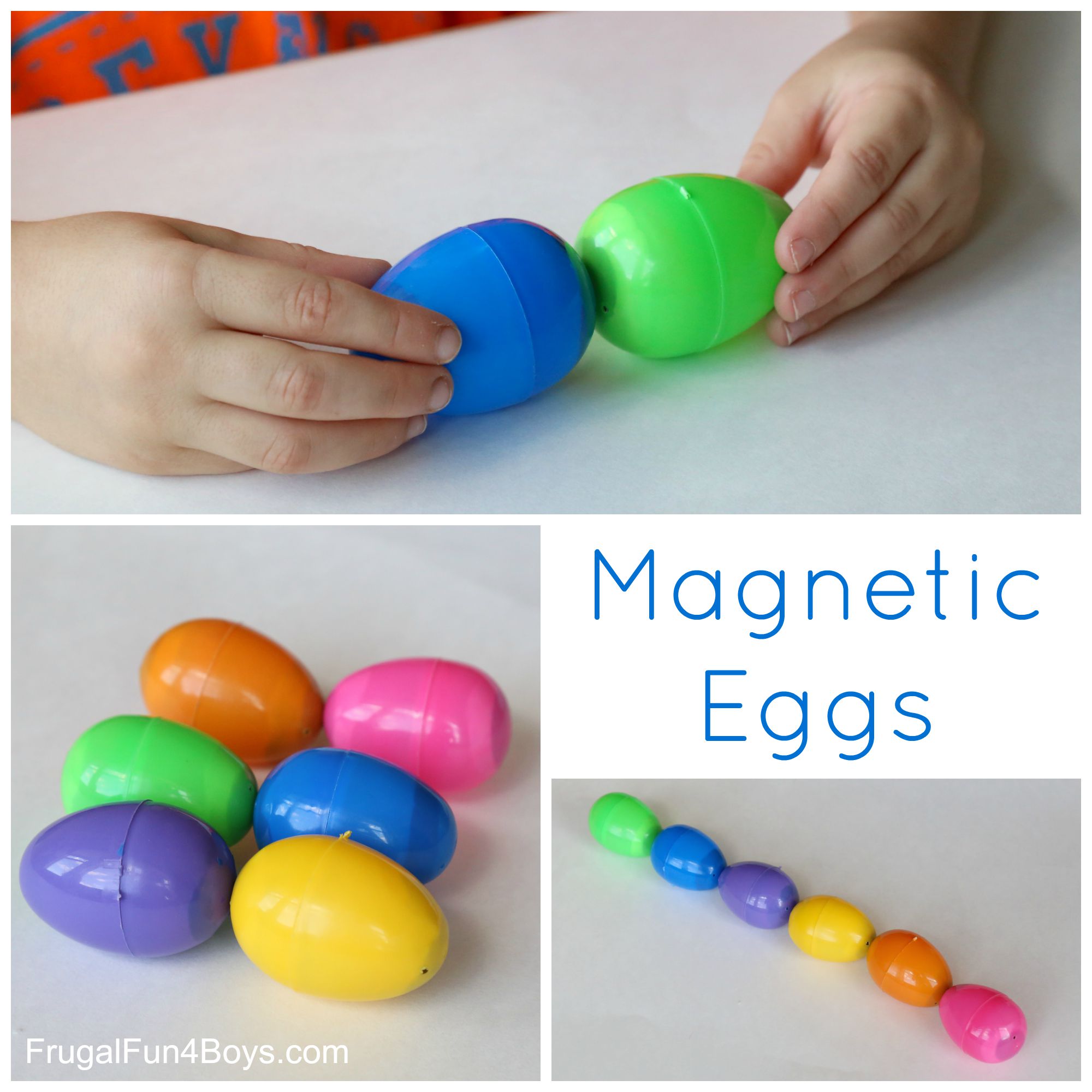 DIY Toy:  Magnetic Easter Eggs