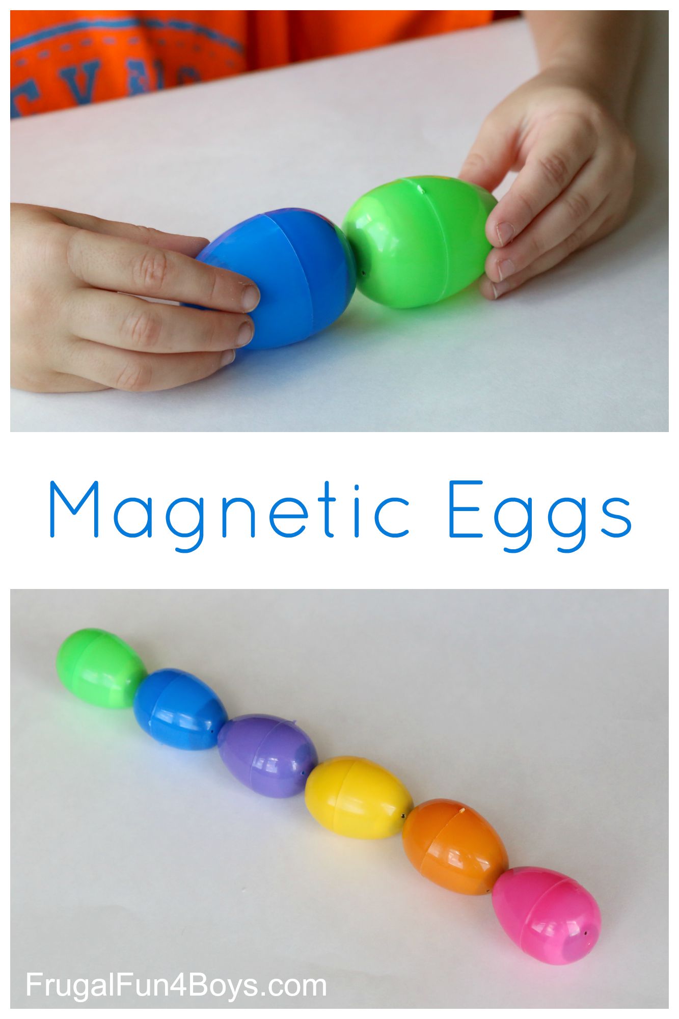 DIY Toy:  Magnetic Eggs