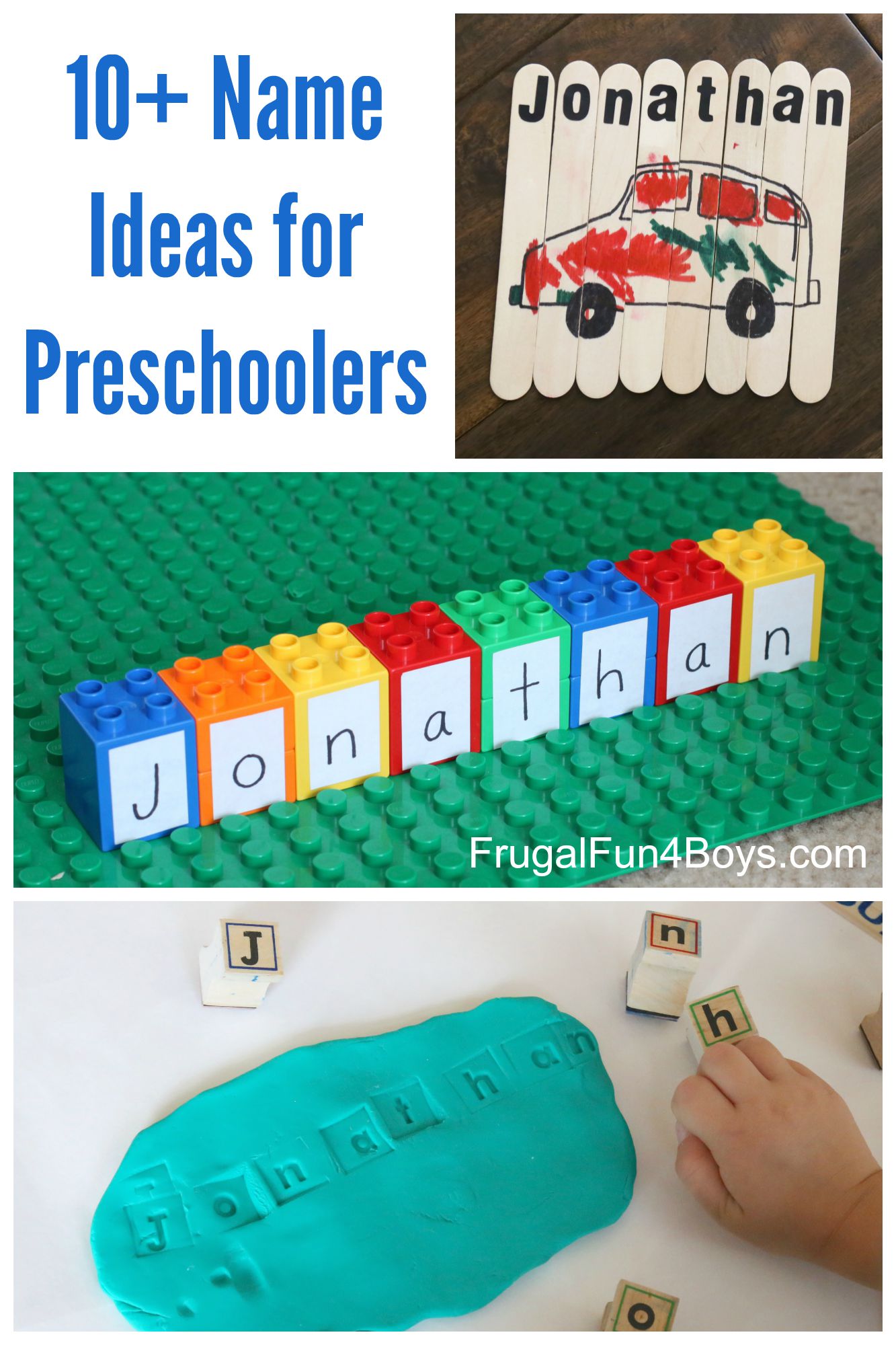Simple Name Activities for Preschoolers