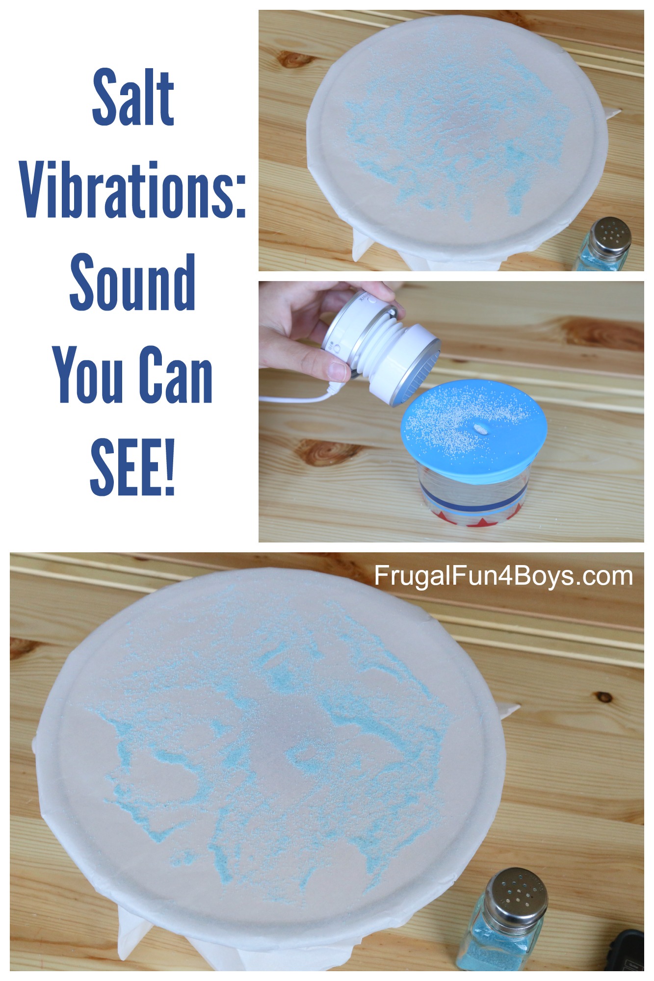 Salt Vibrations:  Sound You Can SEE!