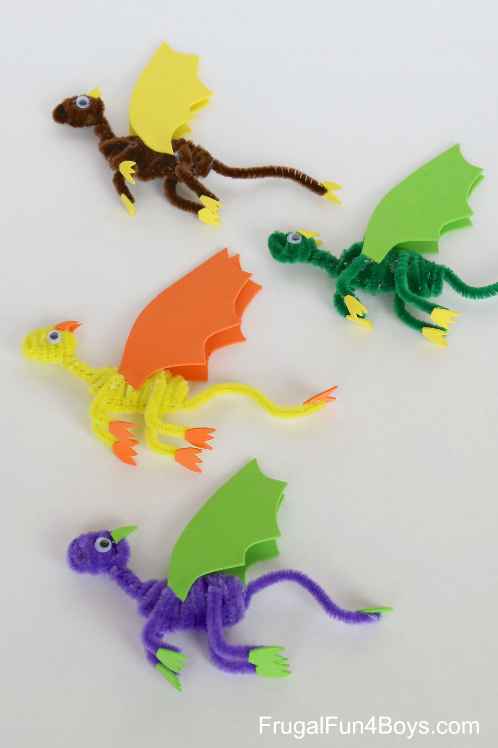 Pipe Cleaner Dragons