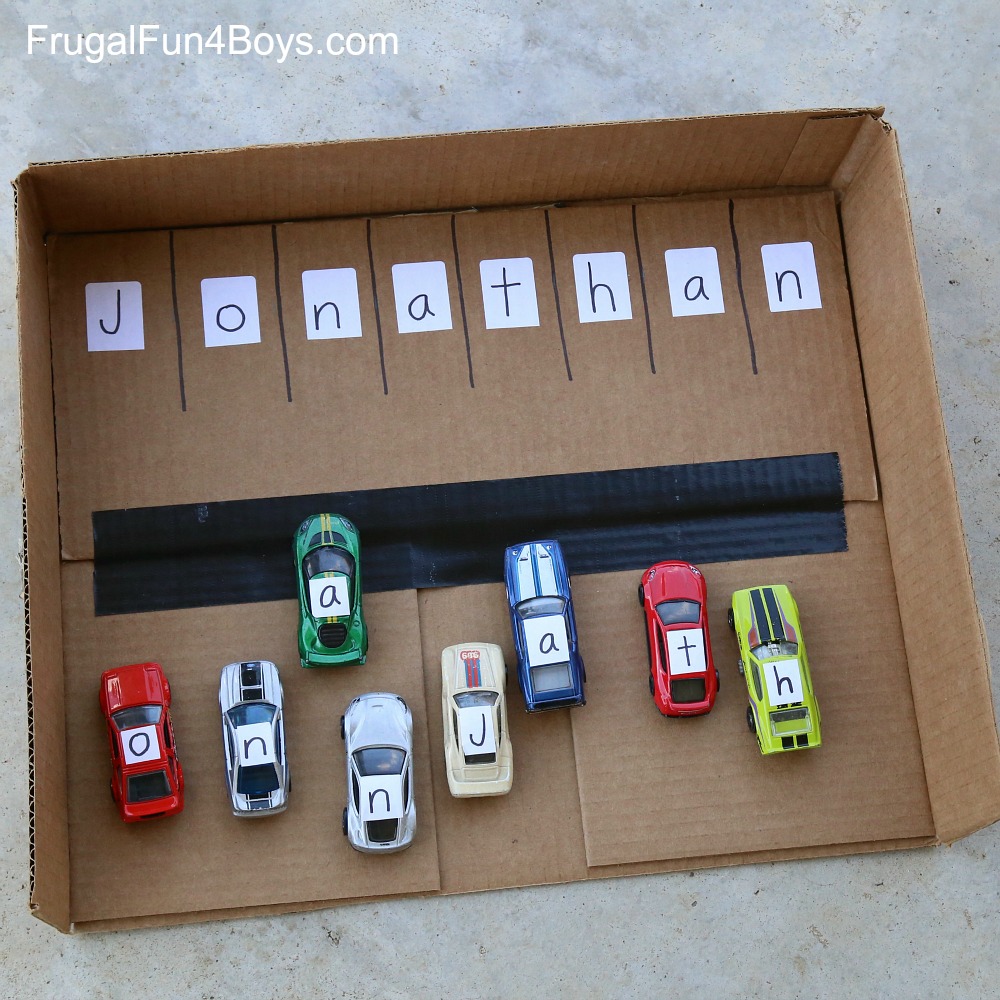 Learn Your Name with Hot Wheels Cars!