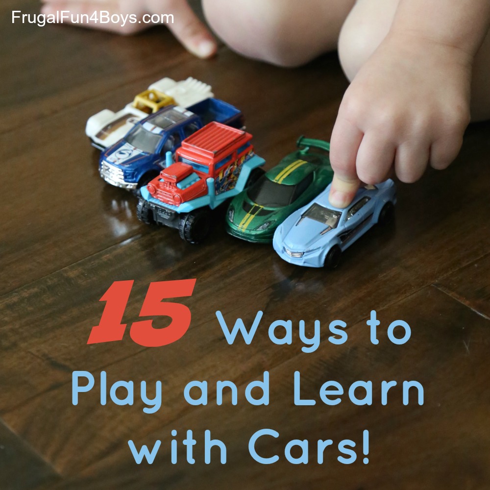 15 Ways to Play and Learn with Cars! Learning Activities for Preschool Math and Literacy
