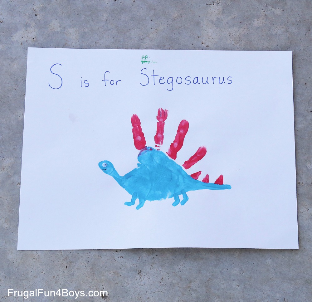 Handprint Dinosaurs to Make