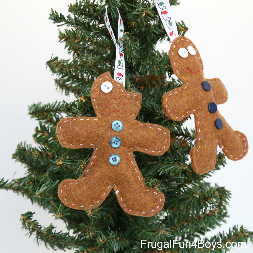 Felt Gingerbread Ornaments