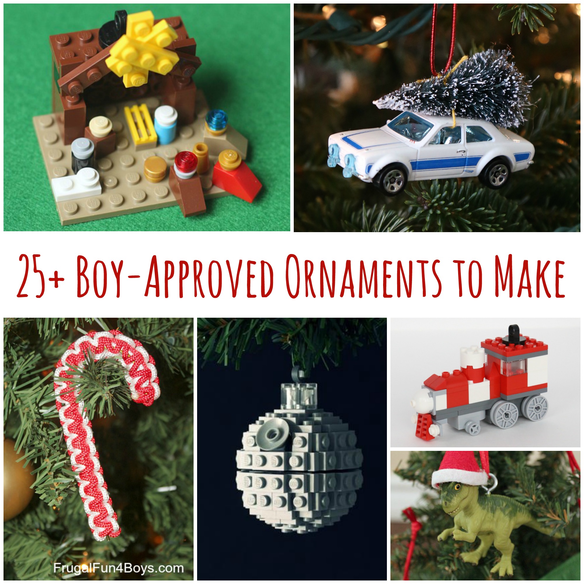 25+ Boy-Approved Ornaments to Make
