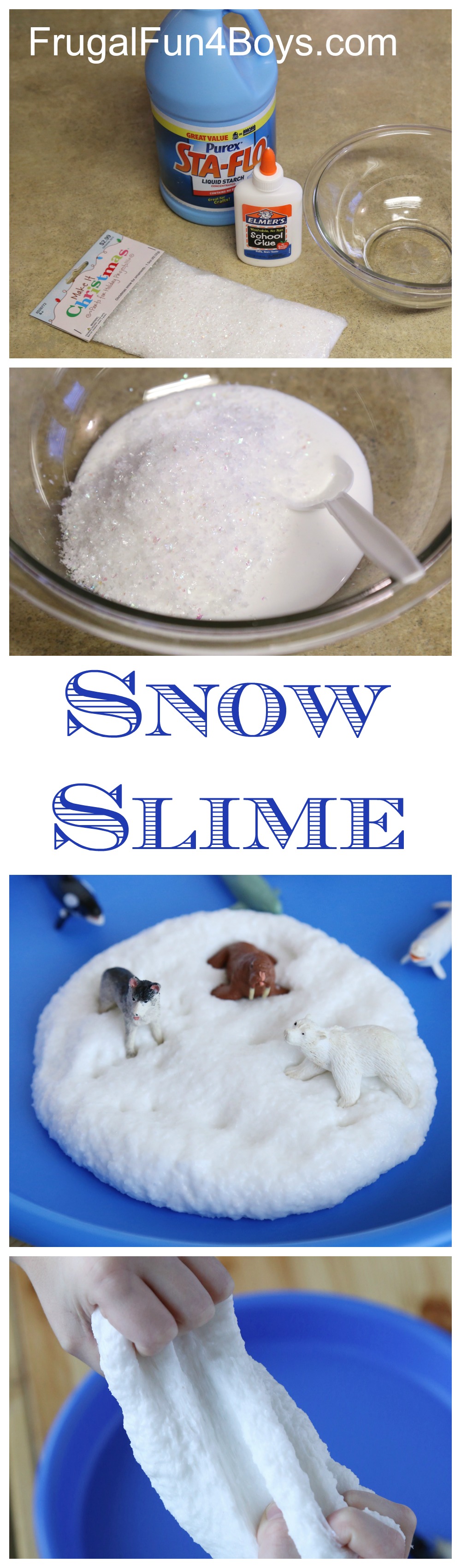 How to Make Snow Slime
