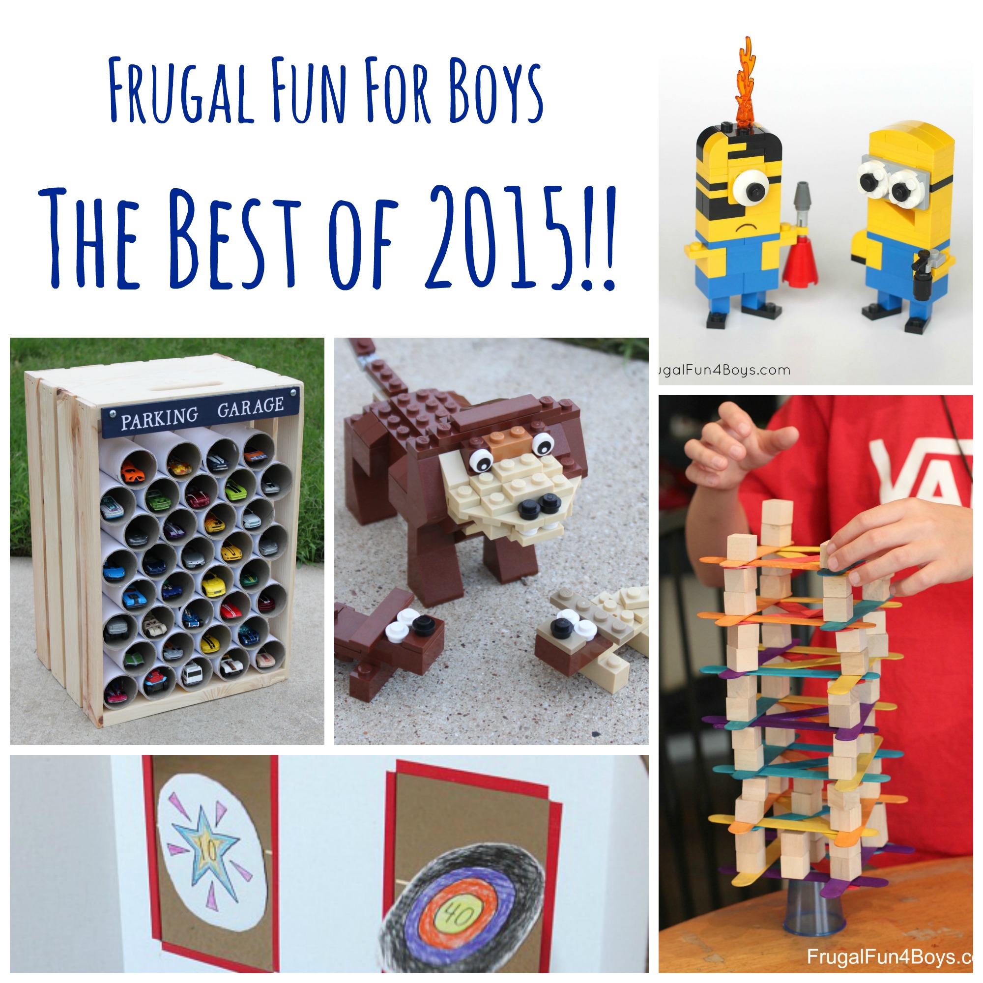 The Top 15 Posts from Frugal Fun for Boys in 2015!