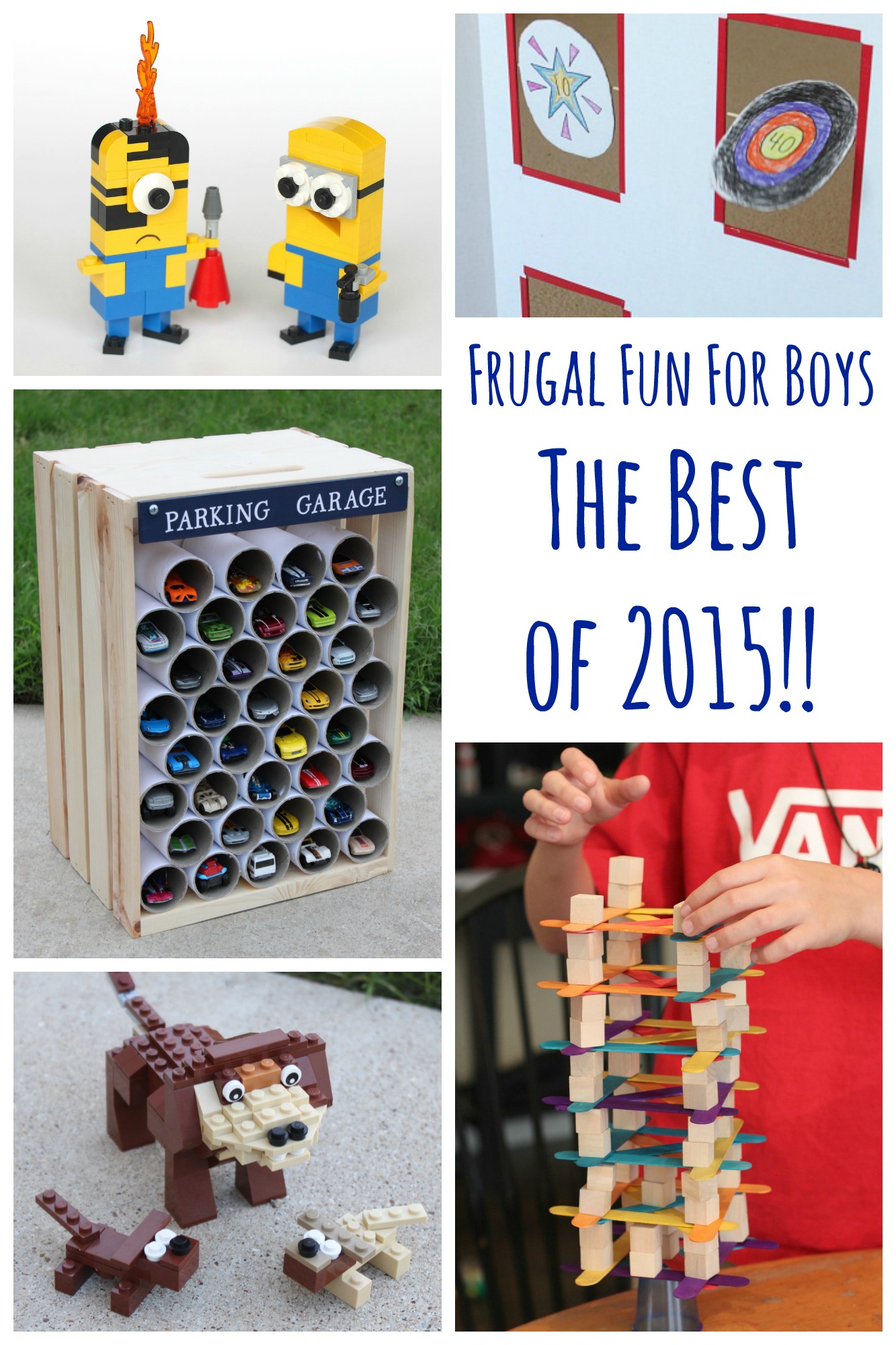 Frugal Fun for Boys - The Top 15 Posts of 2015