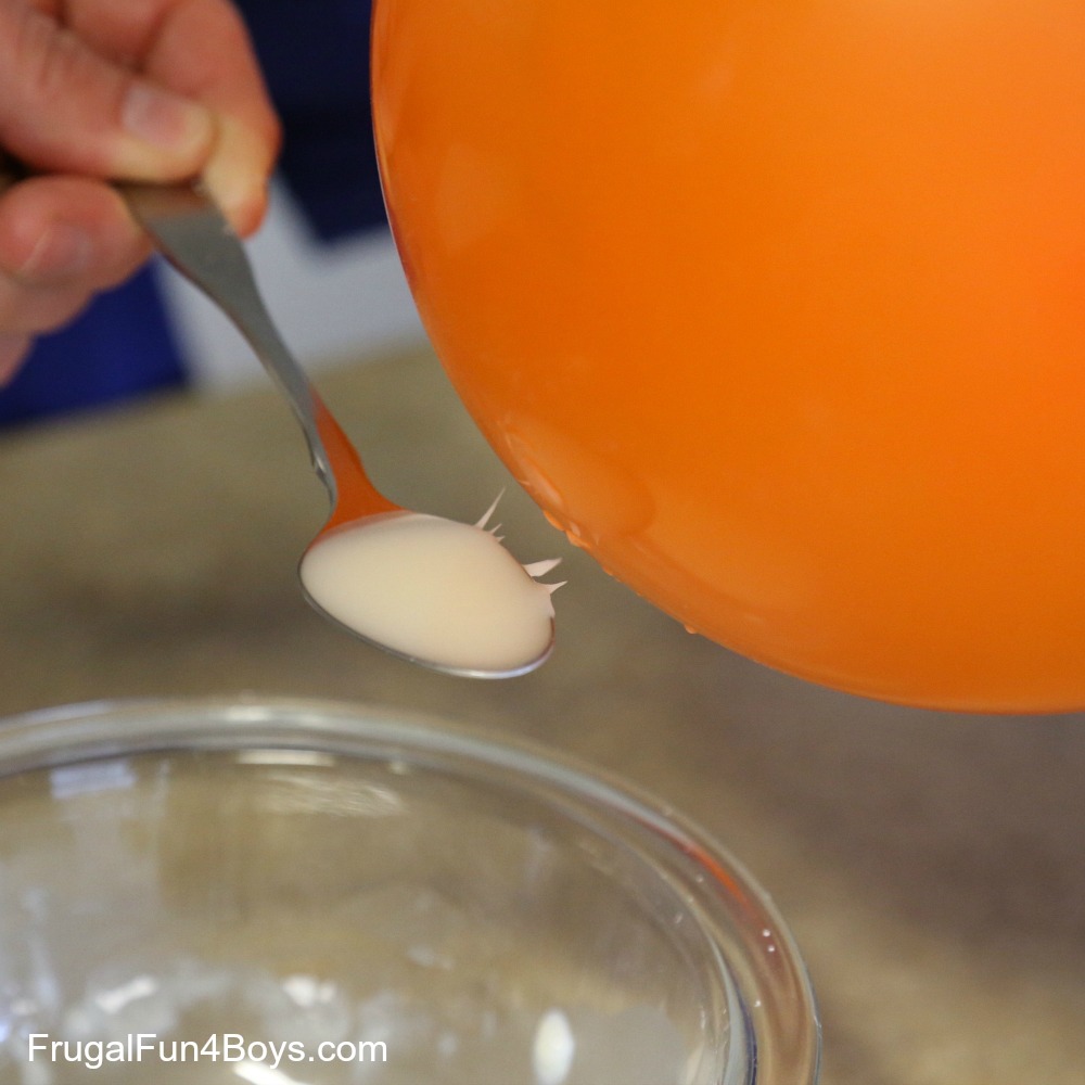 Jumping Goop! A simple static electricity demonstration for kids!