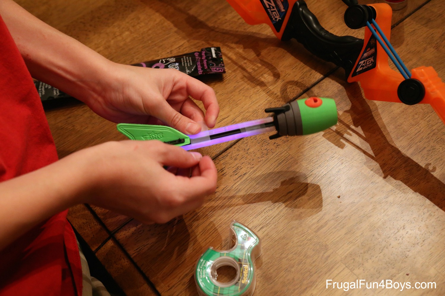 Make Your Own Glow-in-the-Dark Arrows for Z Tek Bows