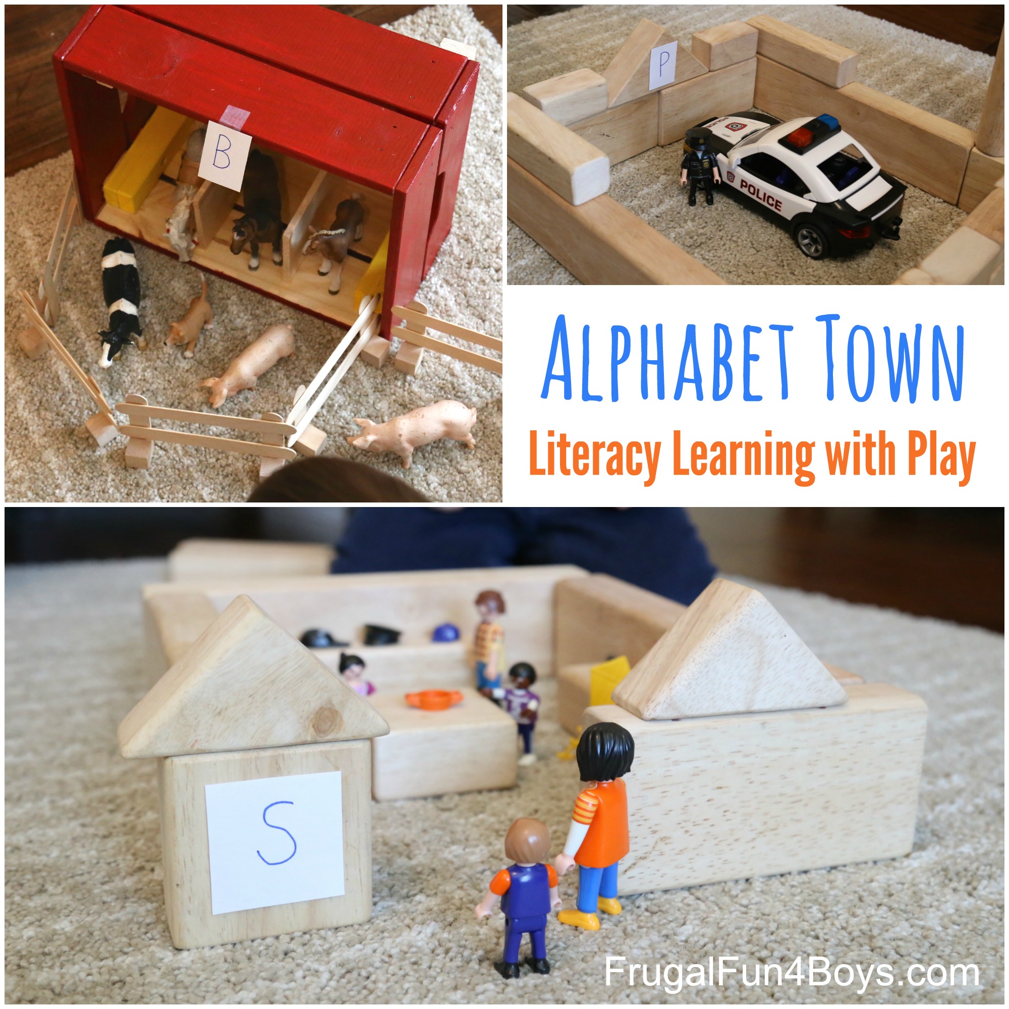Alphabet Town: A Literacy Activity for Preschoolers