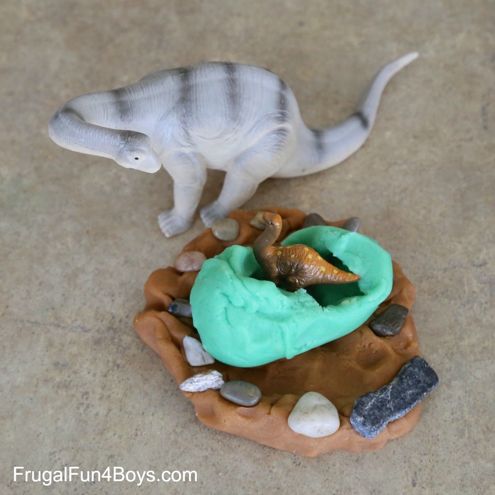 Dinosaur Egg Play Dough Factory