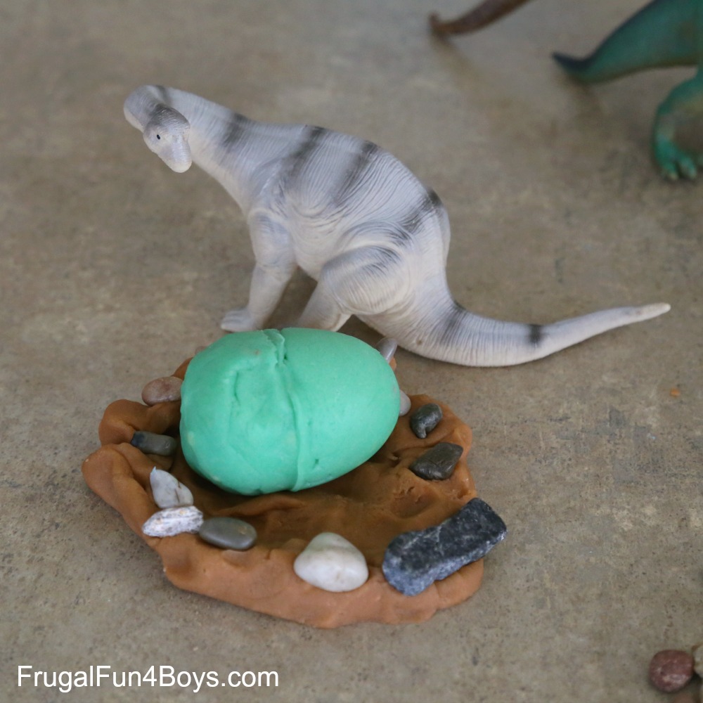Dinosaur Egg Play Dough Factory