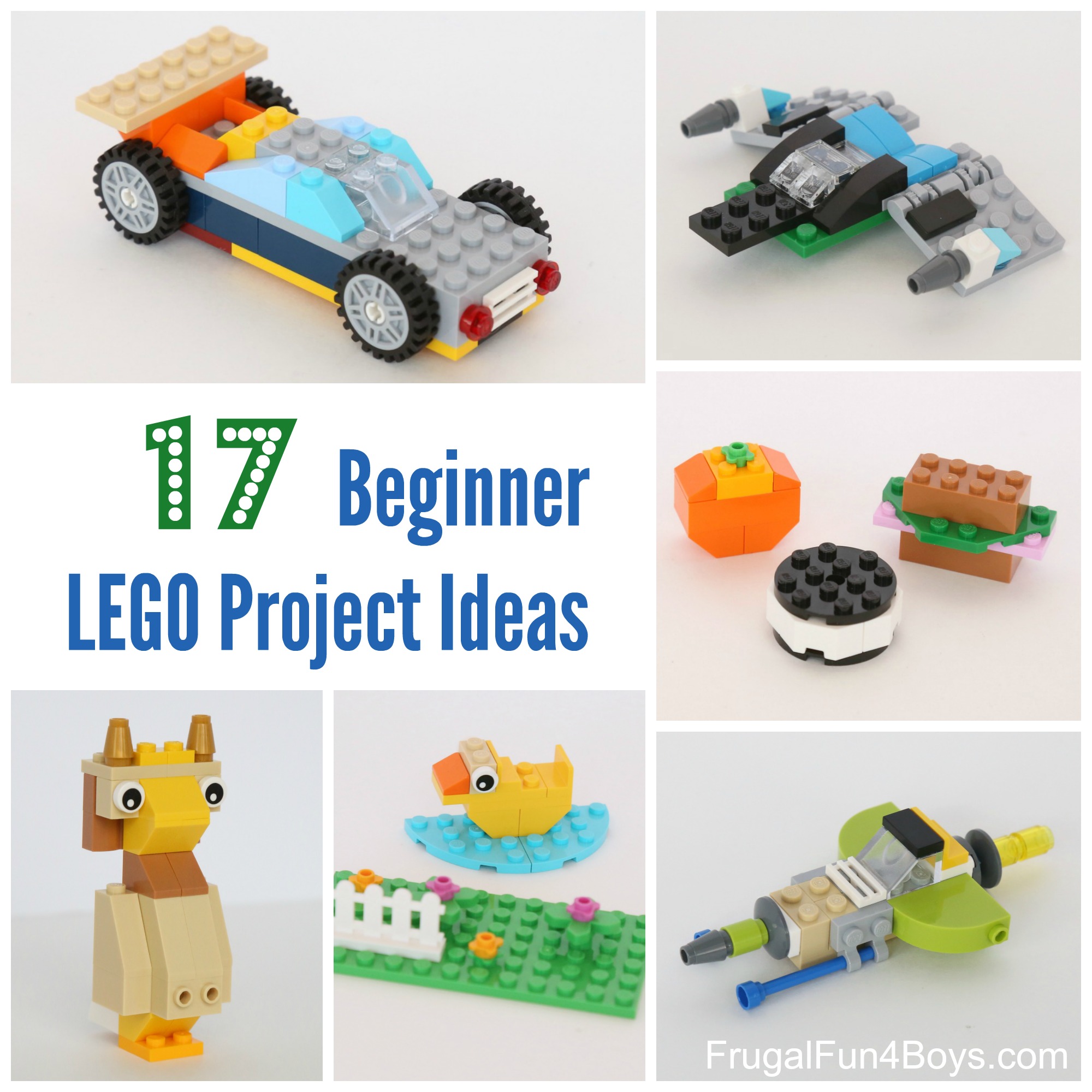 17 Beginner LEGO Project Ideas