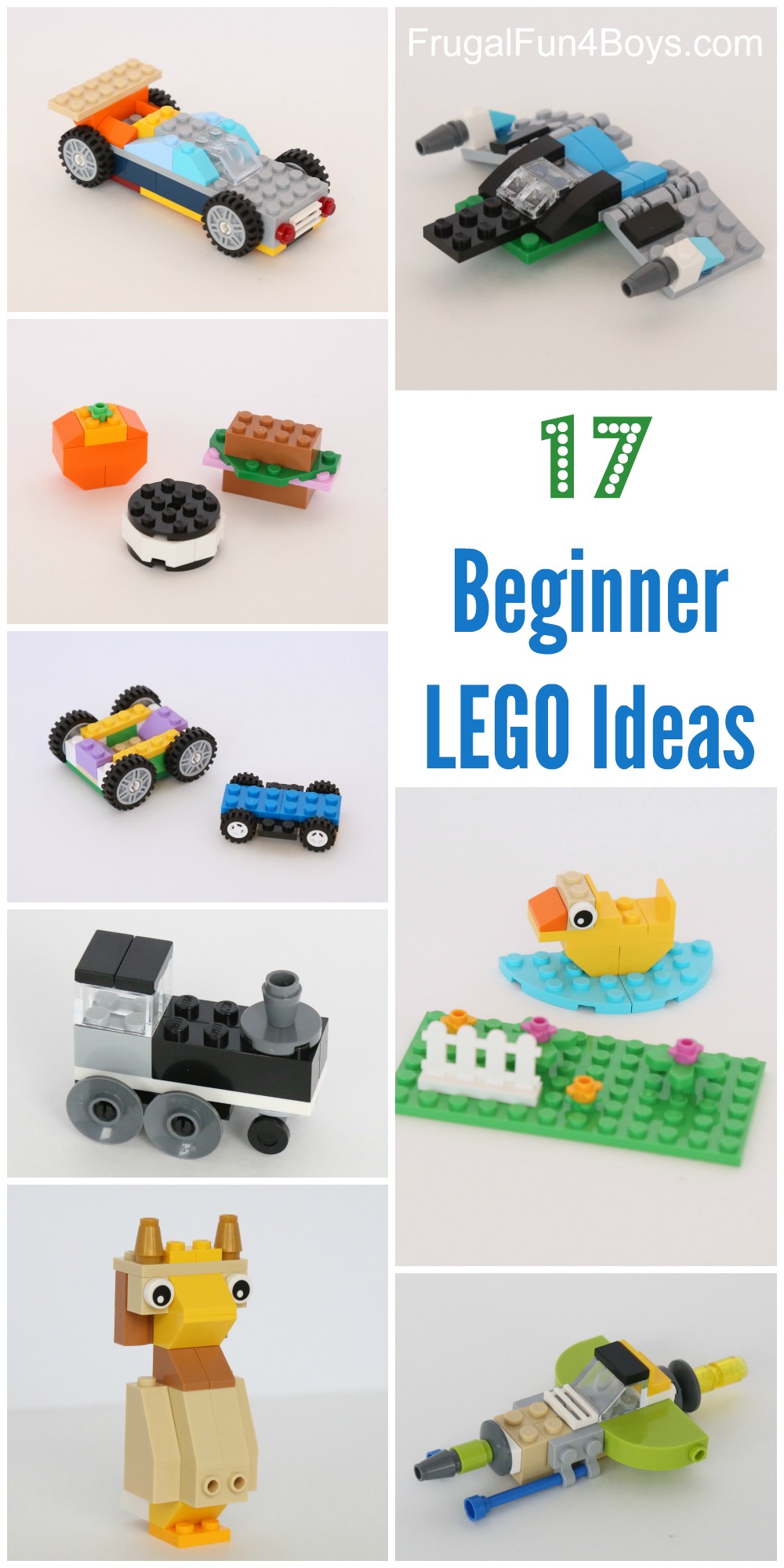17 Beginner LEGO Ideas with LEGO Classic sets
