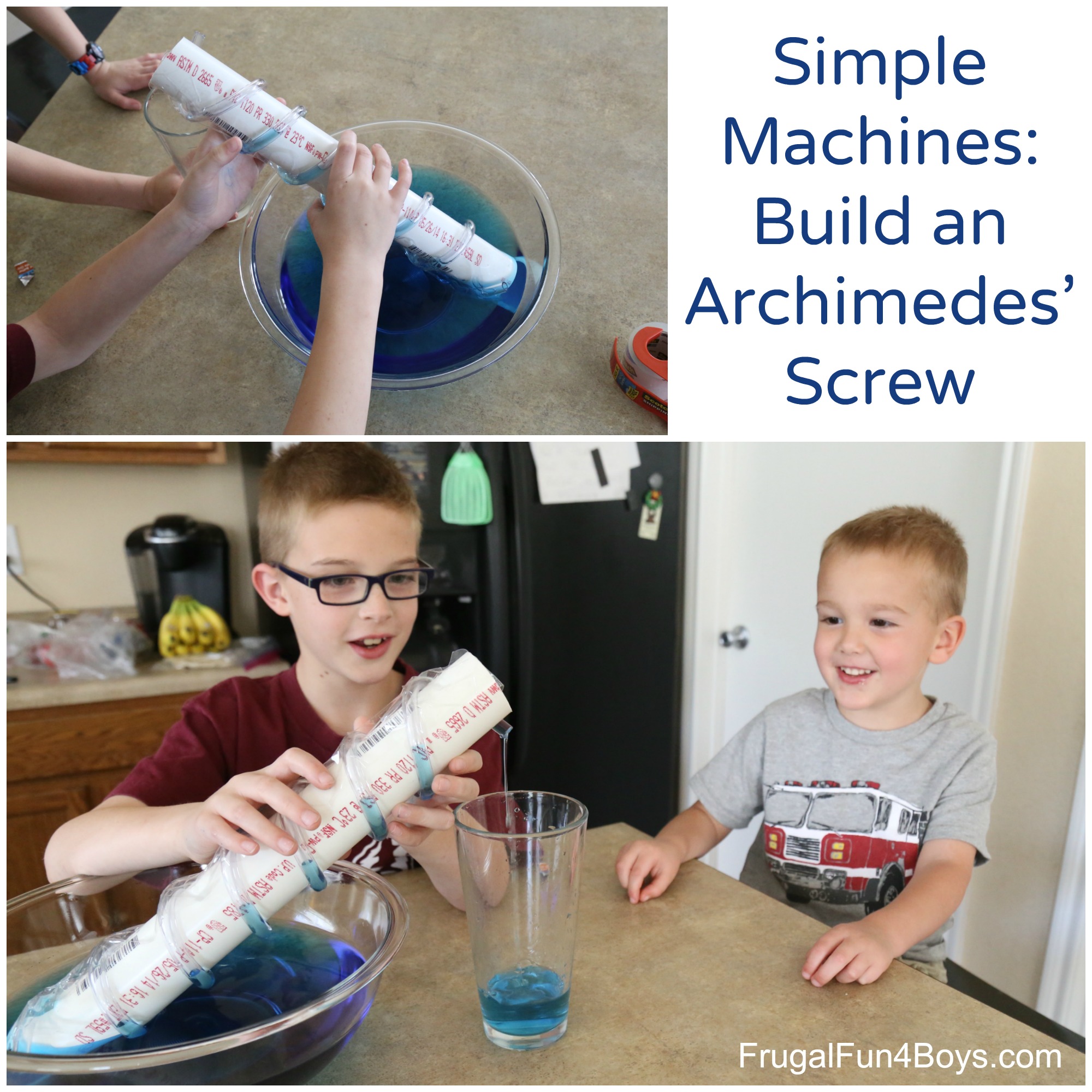 Simple Machines Science Lesson: Lift Water with An Archimedes Throughout Simple Machines Worksheet Middle School
