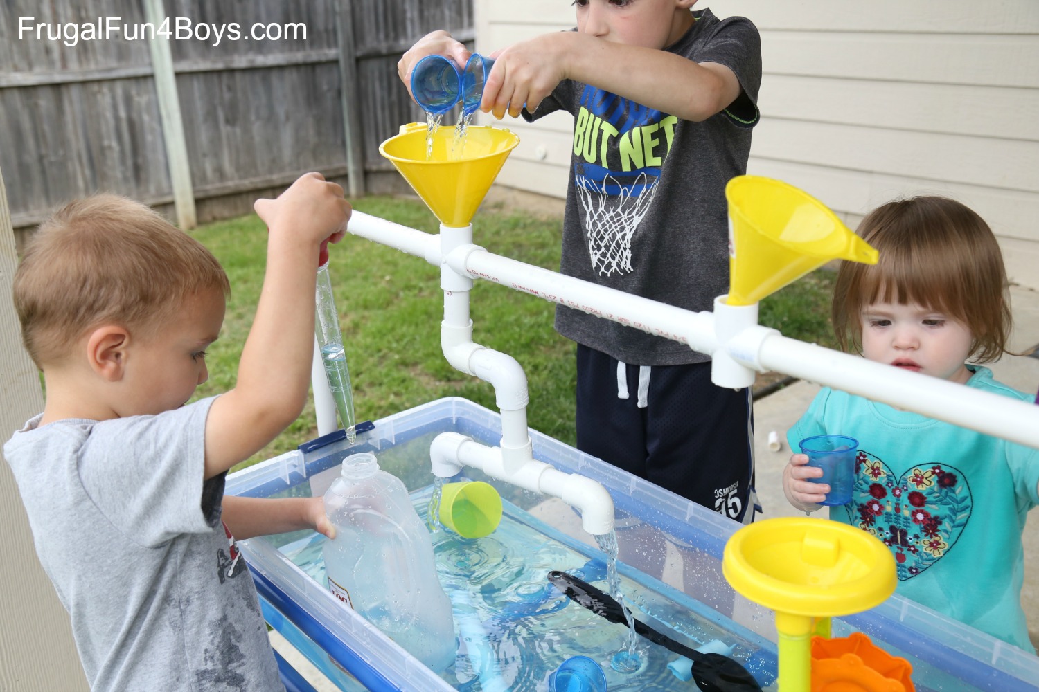 How to Build a PVC Pipe Sand and Water Table
