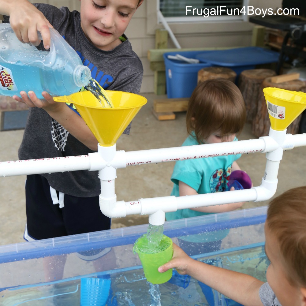 How to Make a PVC Pipe Sand and Water Table