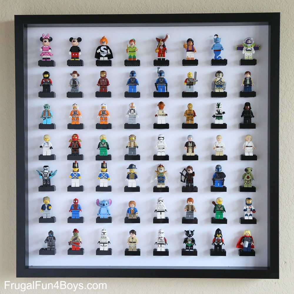 Fits Disney Series 2 UNOFFICIAL Case for 18 Figures Lego Display Frame 