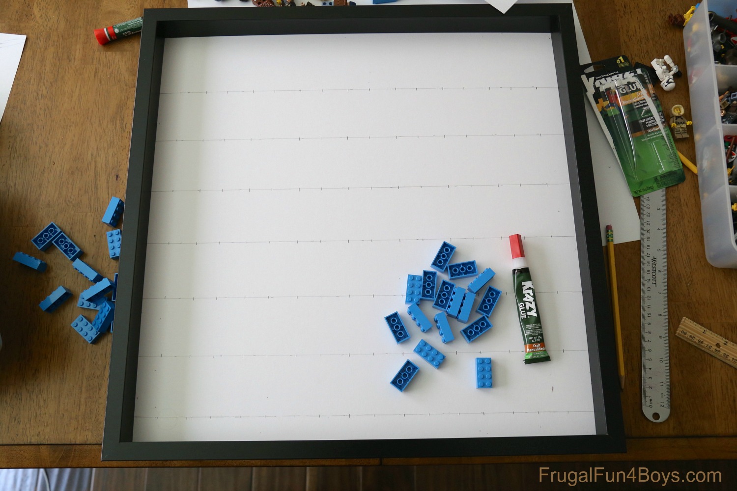 LEGO Minifigure Display - IKEA Frame
