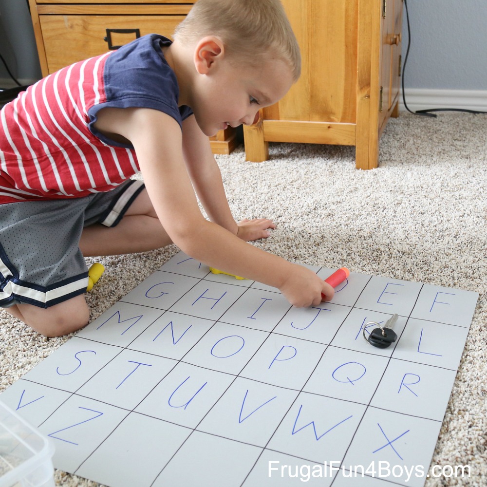 Four Simple Alphabet Games for Preschoolers