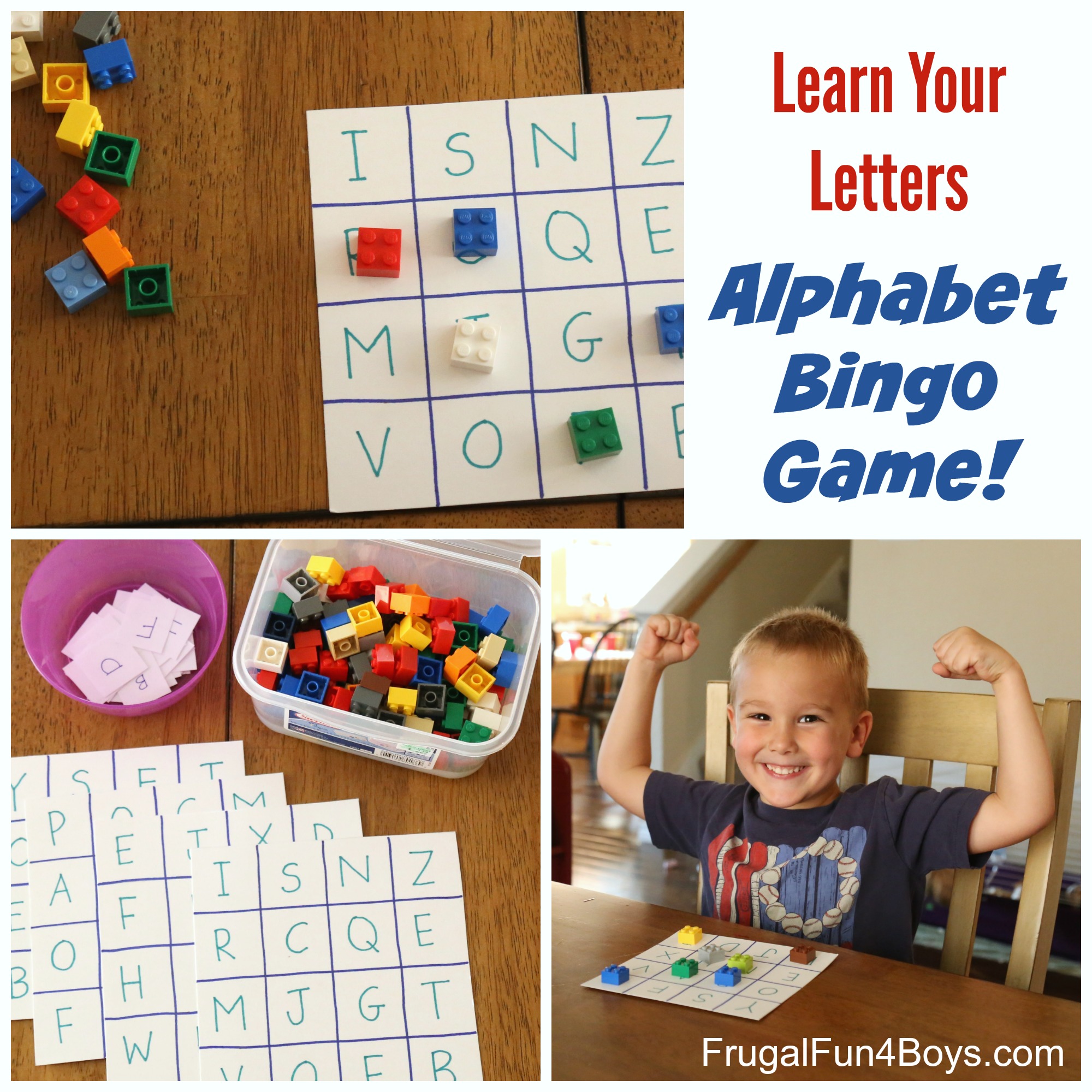 Learn Your Letters Alphabet Bingo Game