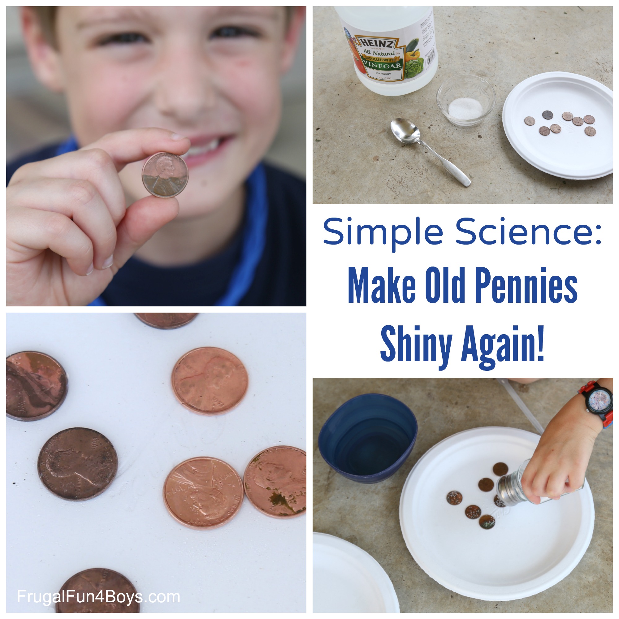 Simple Science: Make Old Pennies Shiny Again!