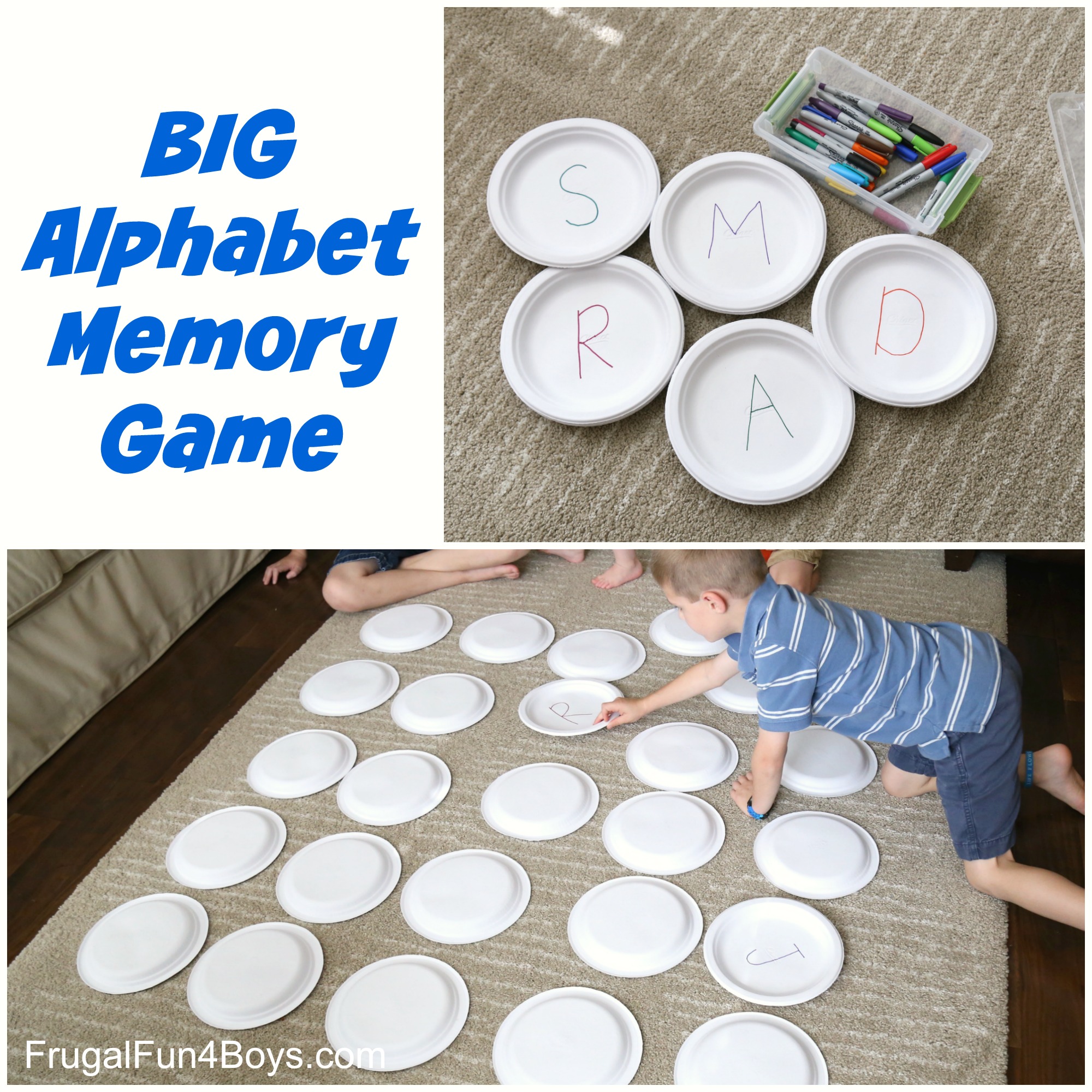 BIG Alphabet Memory Game - Learning Game for Preschoolers