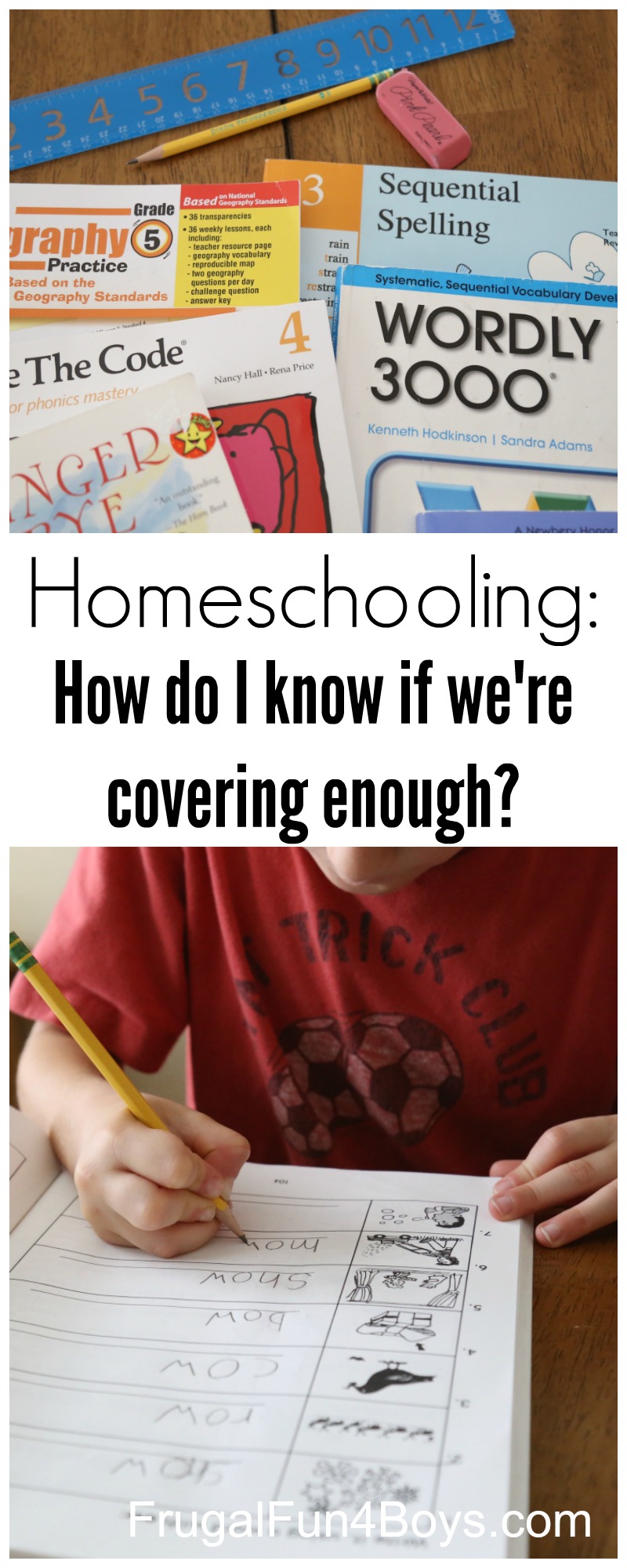Homeschooling: How do I know if we're covering enough?