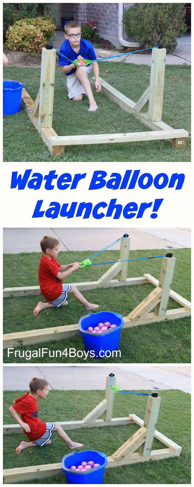 How to build an awesome water balloon launcher that the whole family will love!