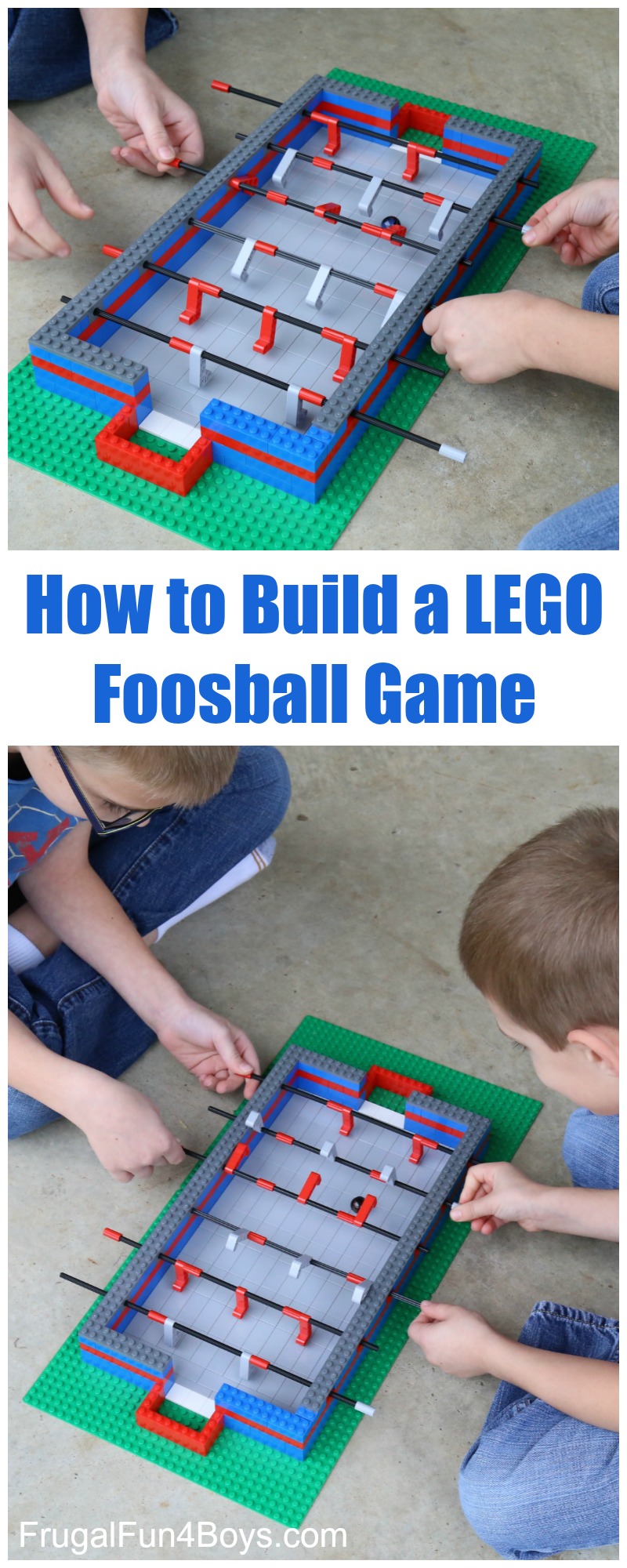 How to Build a LEGO Foosball Game