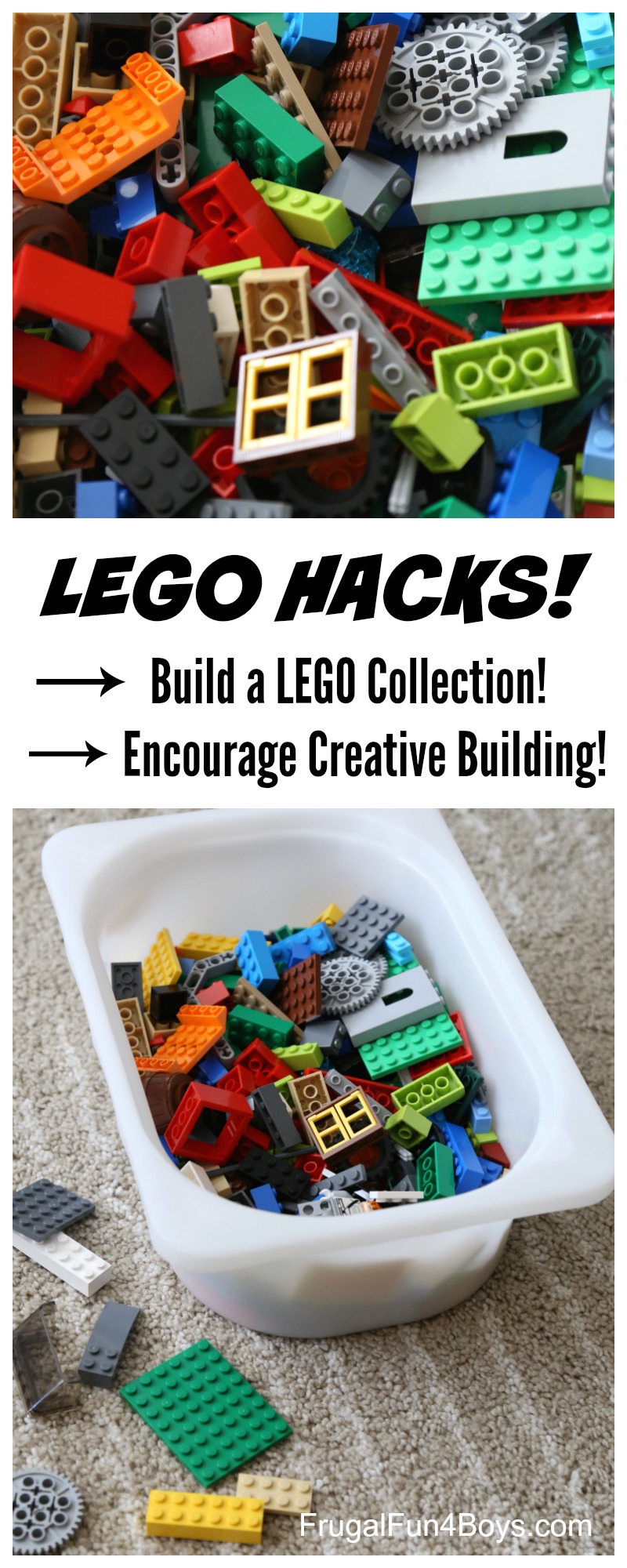 LEGO Hacks for Building a Collection and Encouraging Creative Building