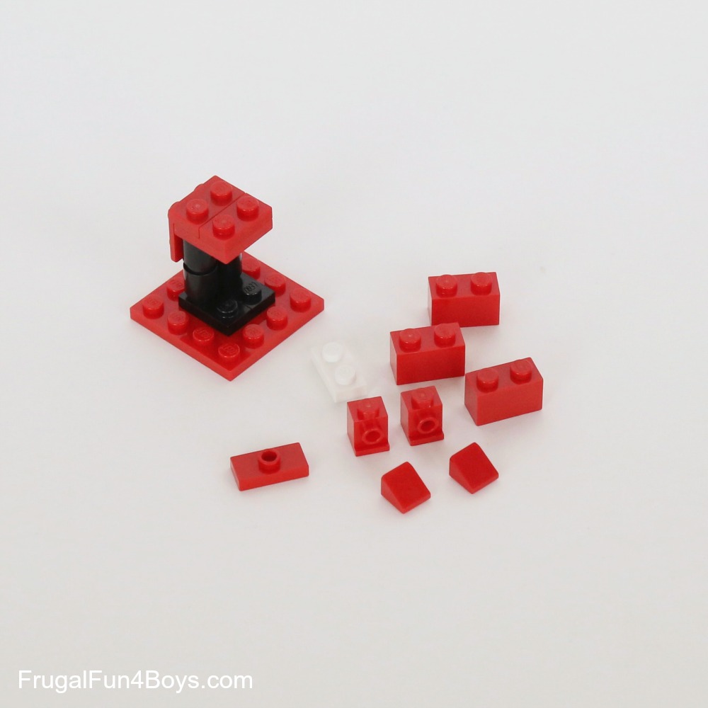 How to Build a LEGO Nutcracker Ornament