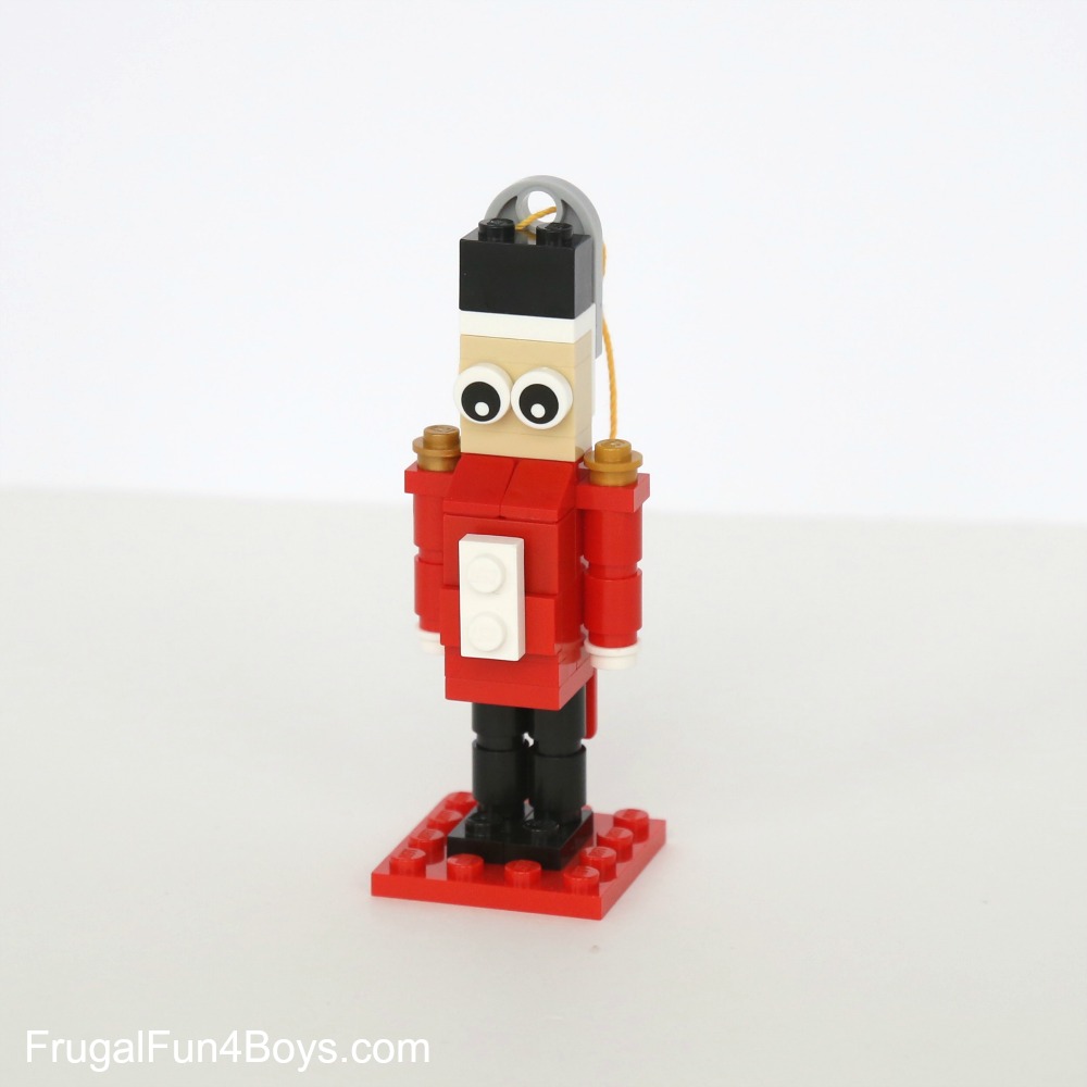 Build a LEGO Nutcracker Ornament