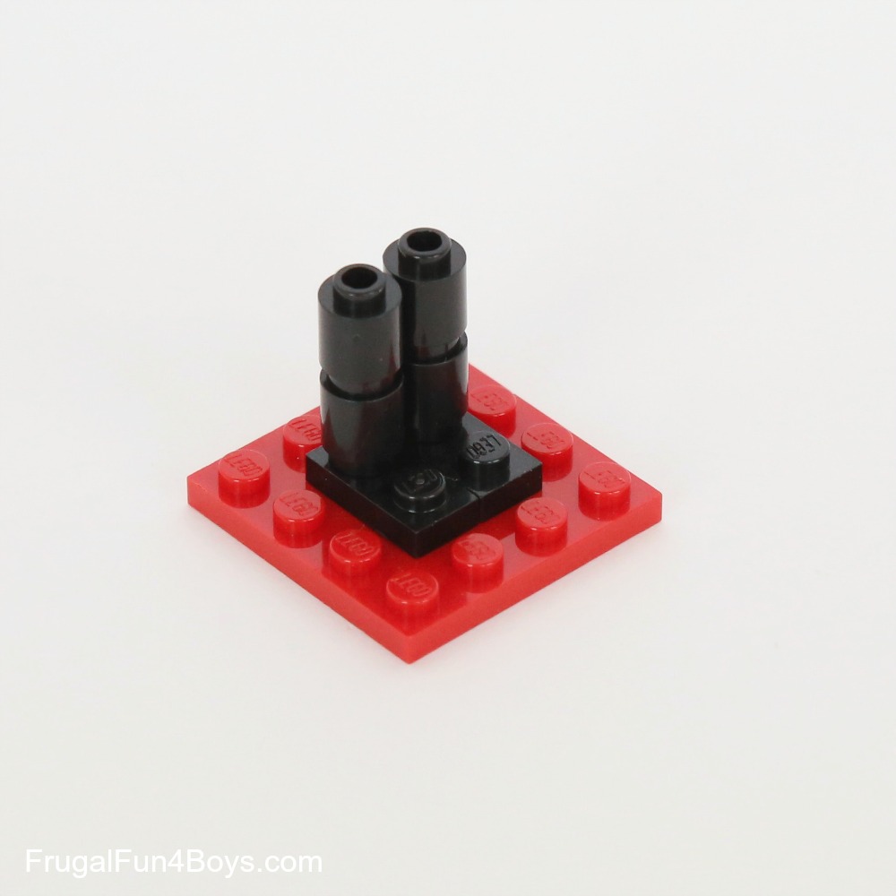 How to Build a LEGO Nutcracker Ornament