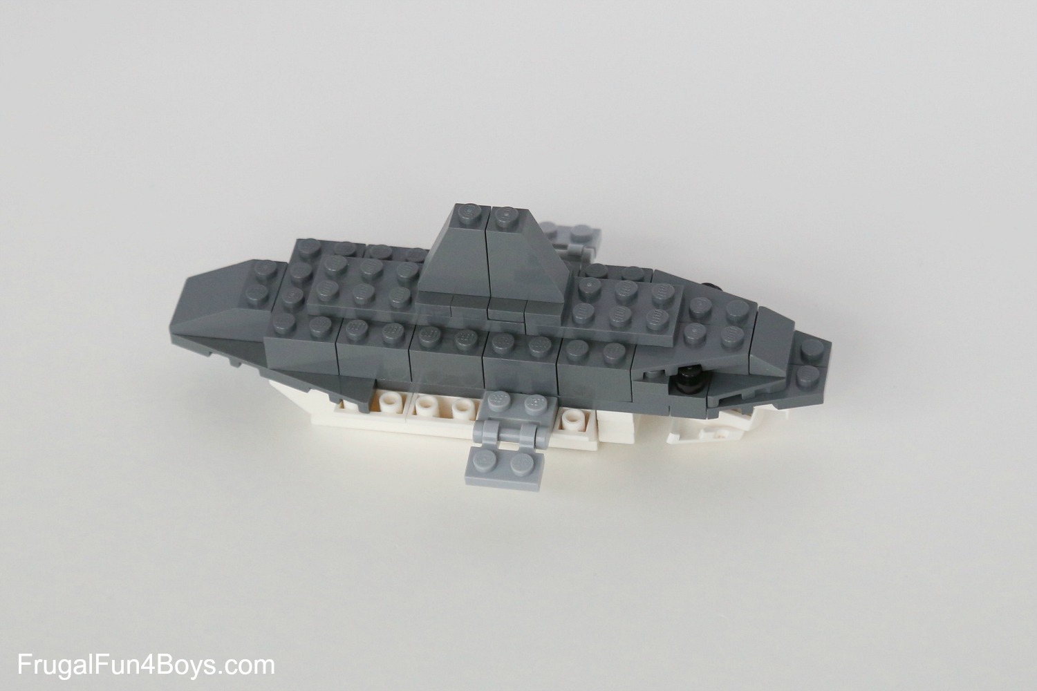 One  DARK GRAY SHARK LEGO LEGOS Complete Assembly 