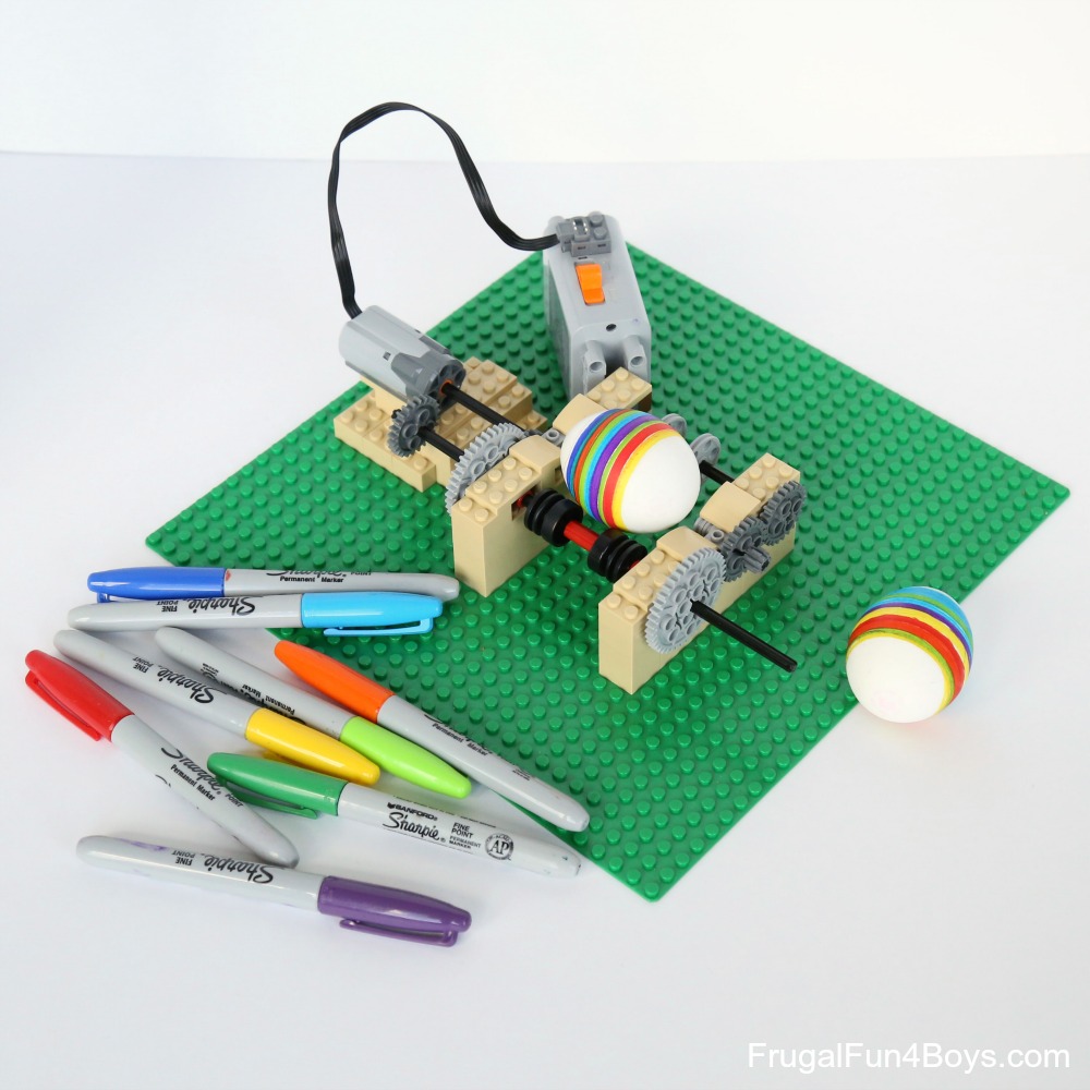 Build a LEGO Egg Decorating Machine