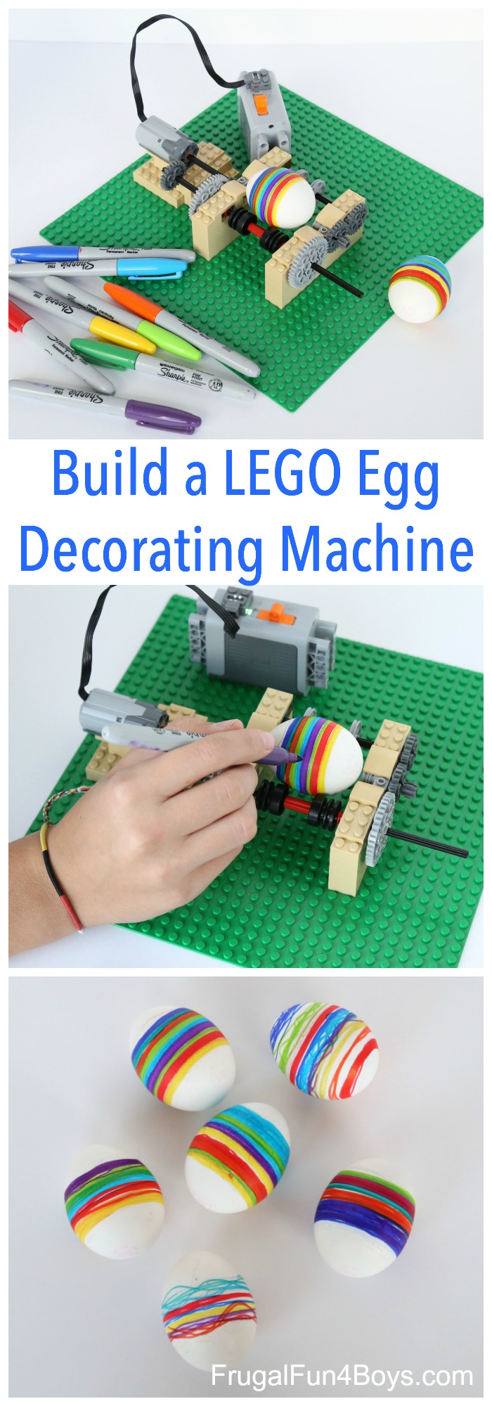 Build a LEGO Egg Decorating Machine