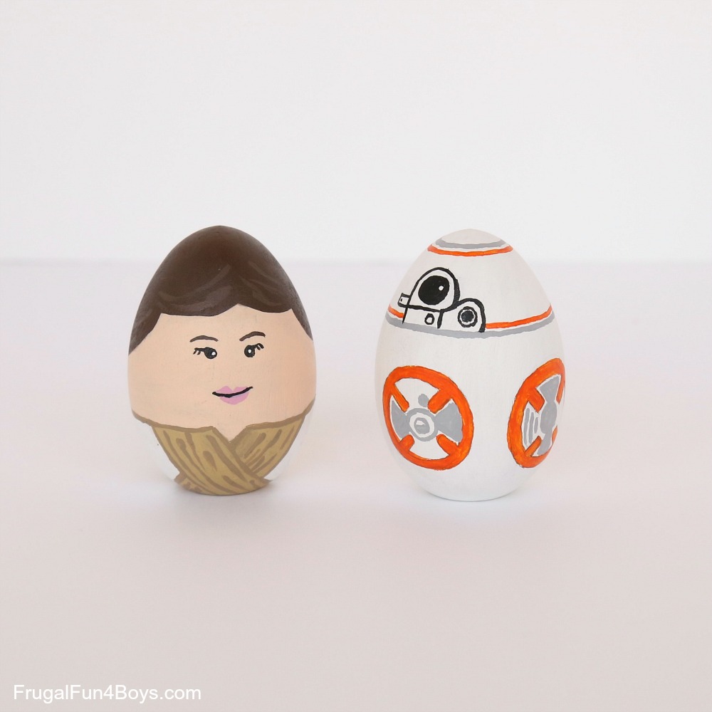 Star Wars Wooden Painted Eggs